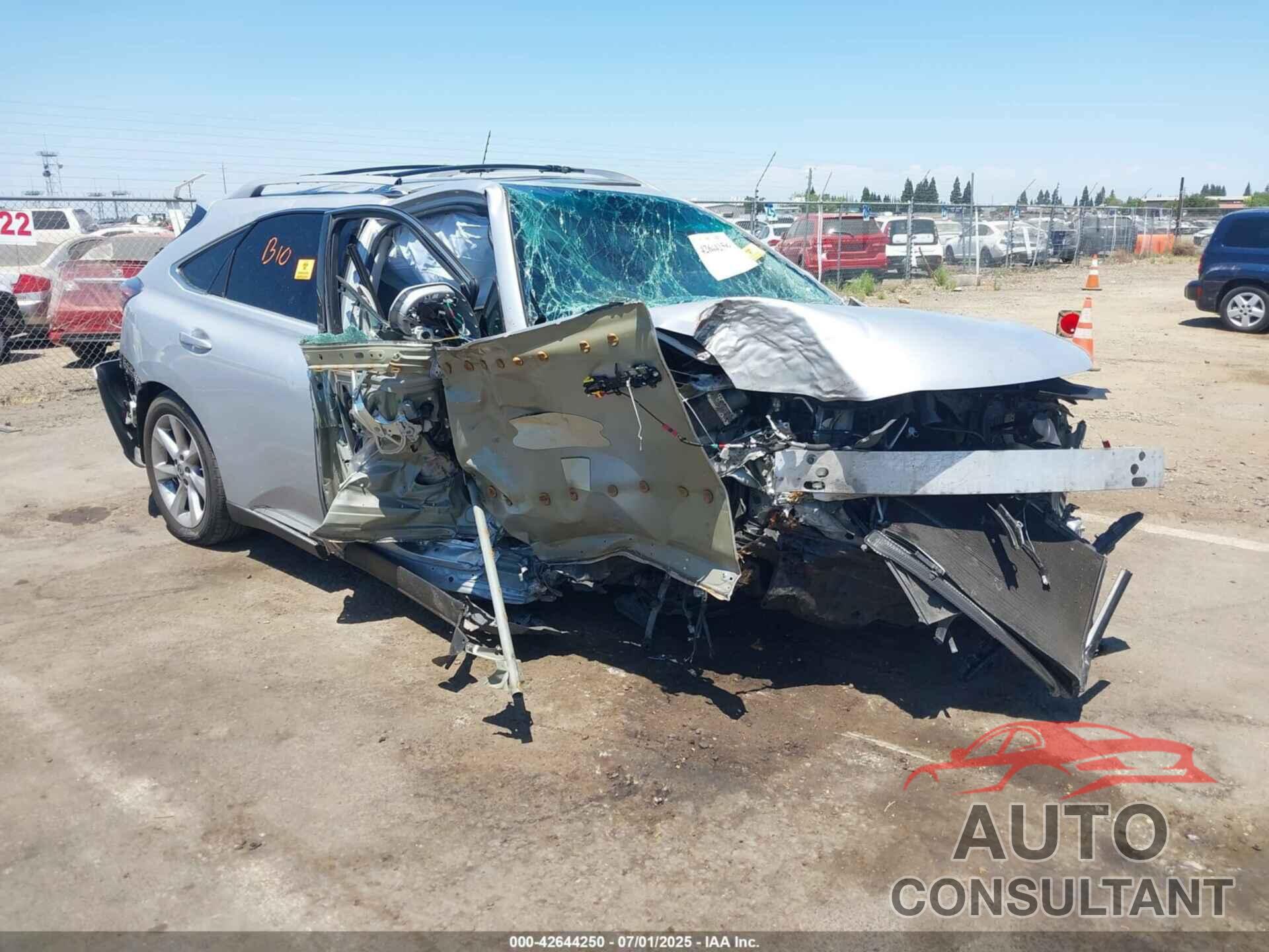 LEXUS RX 350 2011 - 2T2BK1BA0BC085683