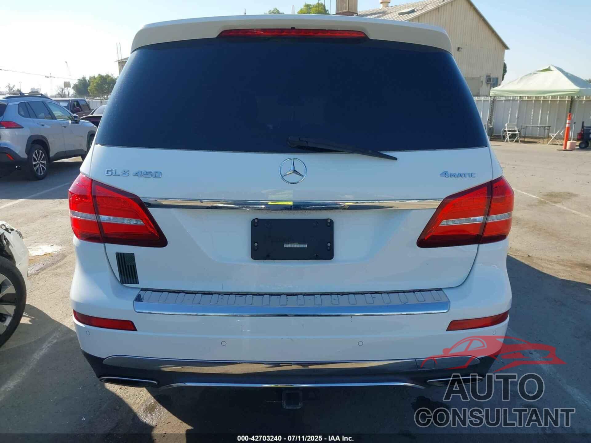 MERCEDES-BENZ GLS 450 2018 - 4JGDF6EE0JB065164