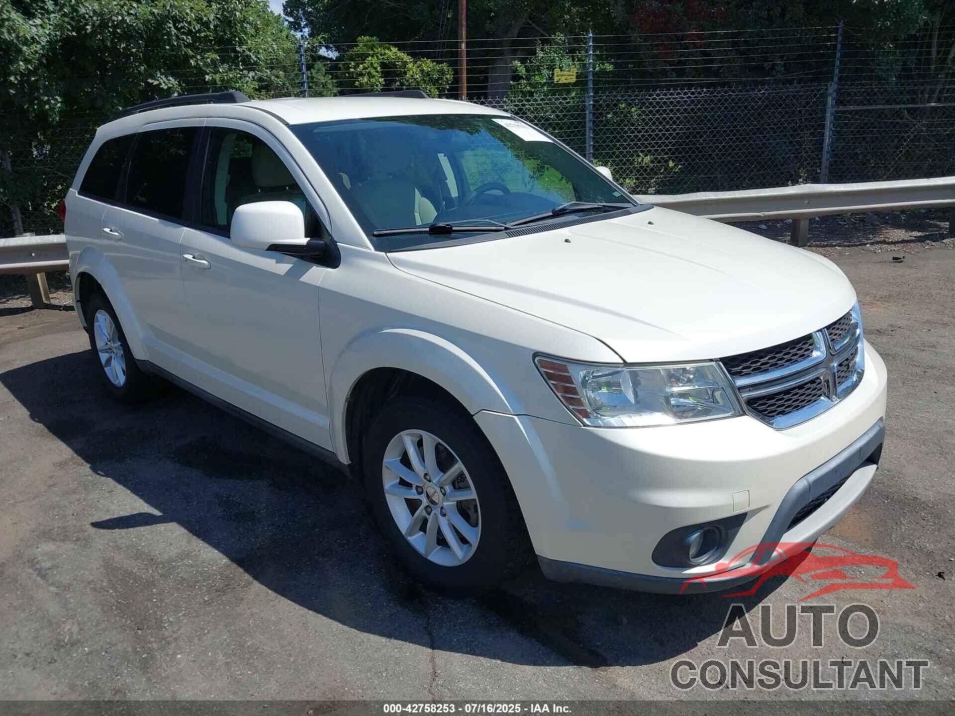 DODGE JOURNEY 2013 - 3C4PDCBG1DT619519