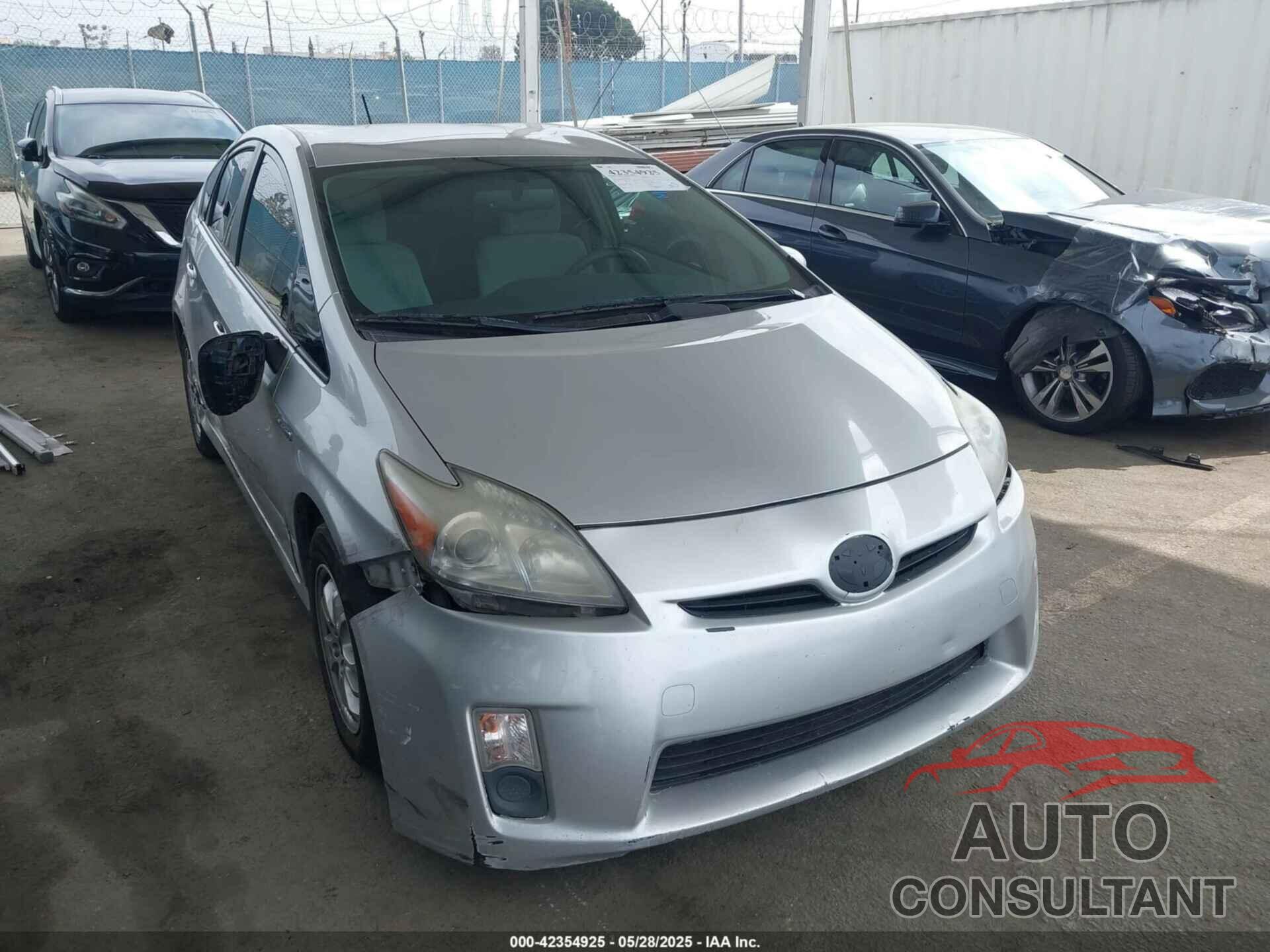 TOYOTA PRIUS 2011 - JTDKN3DU9B0252471