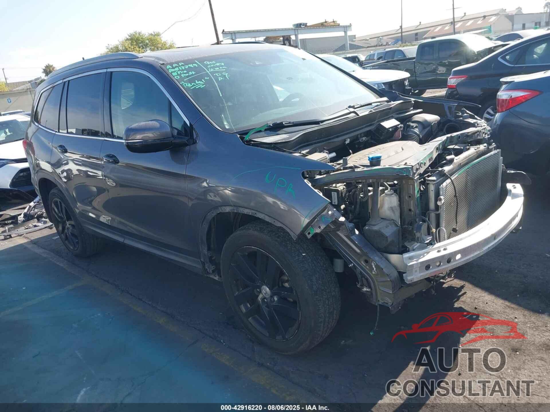 HONDA PILOT 2017 - 5FNYF6H0XHB028393