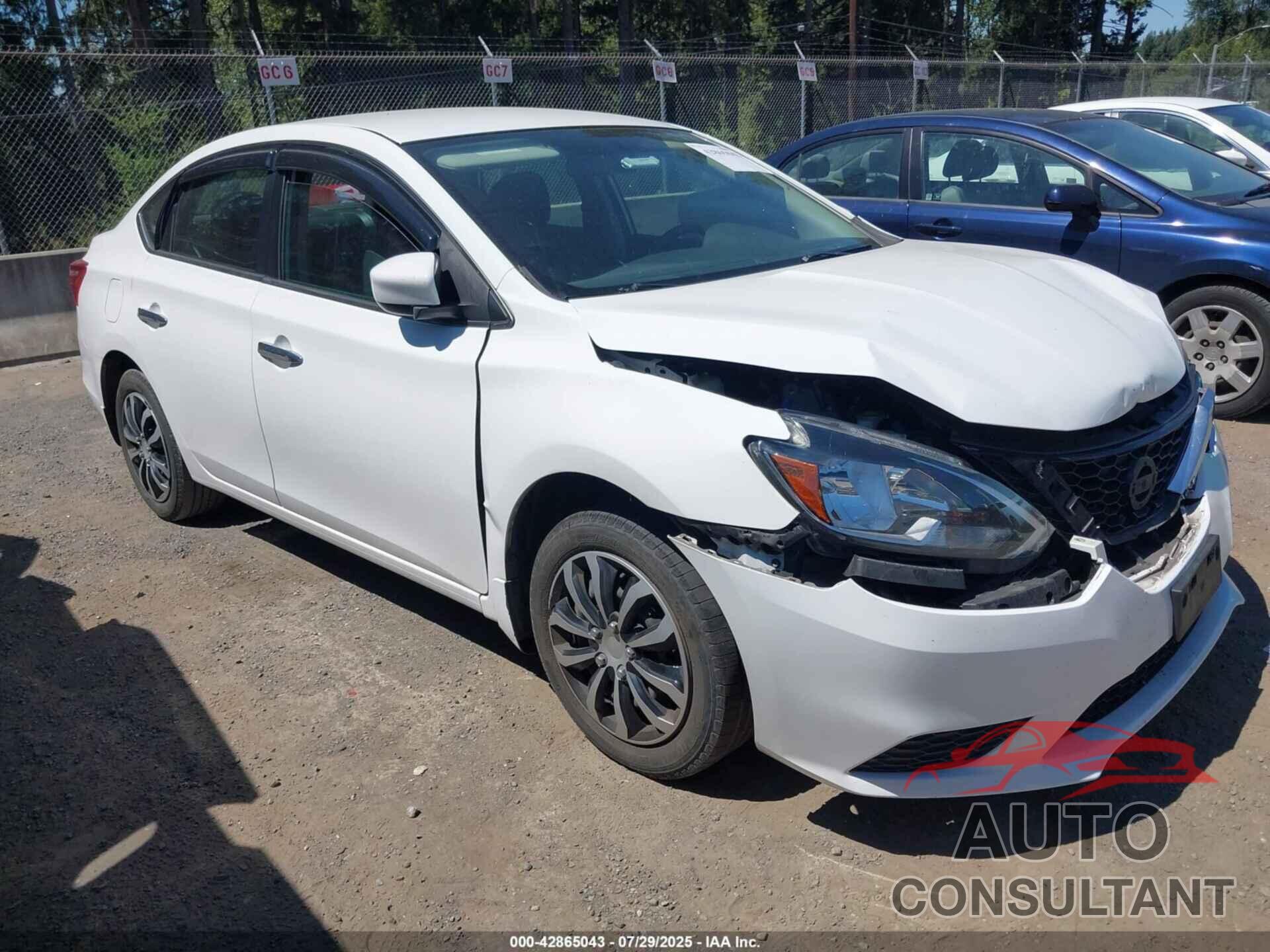 NISSAN SENTRA 2017 - 3N1AB7AP2HY246555