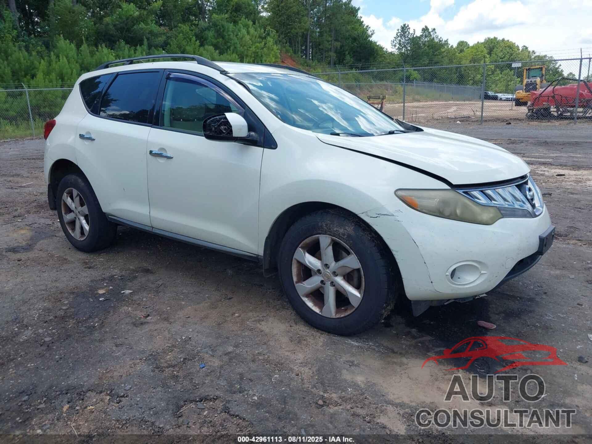 NISSAN MURANO 2009 - JN8AZ18W99W134447