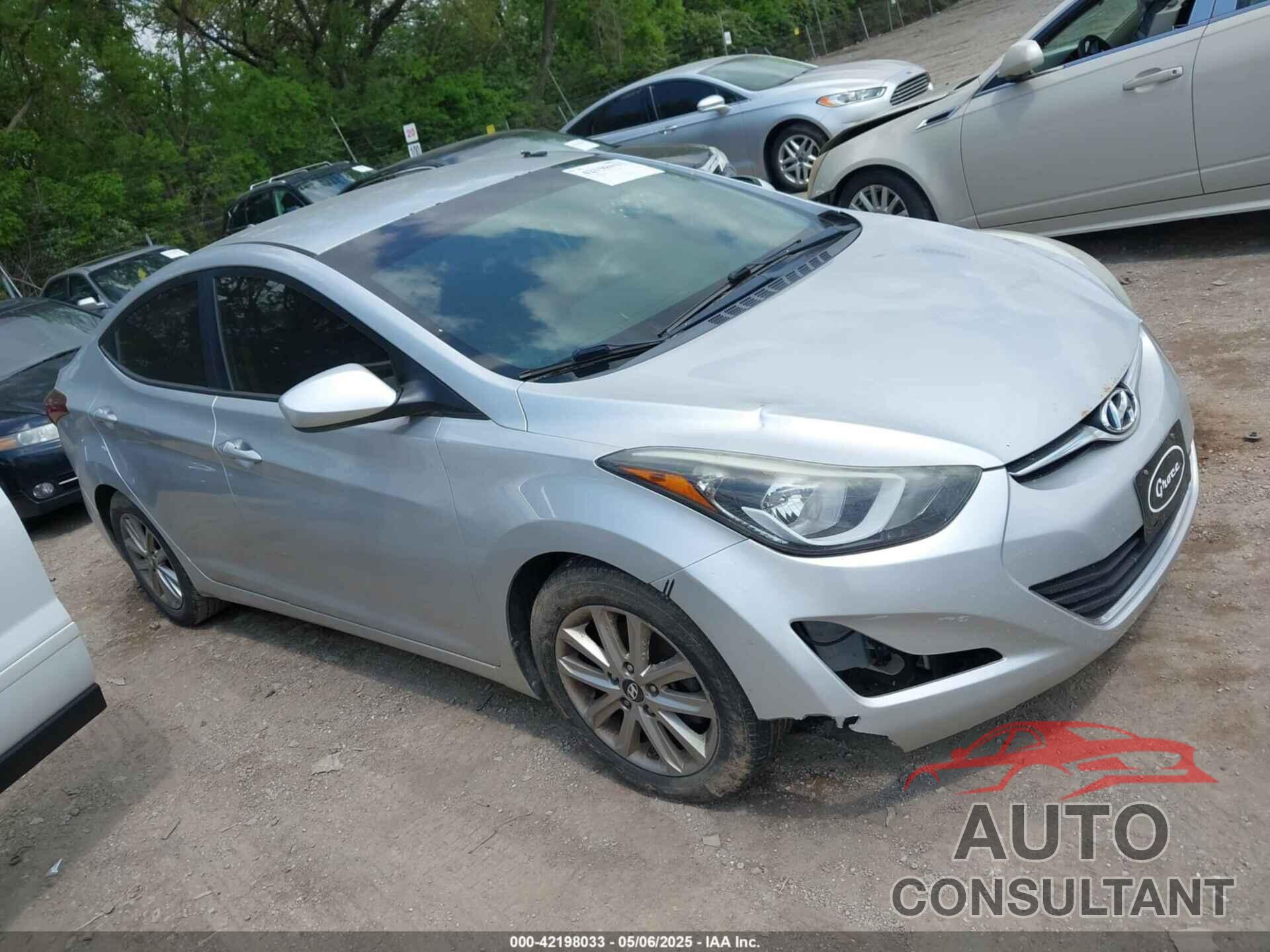 HYUNDAI ELANTRA 2015 - 5NPDH4AE4FH551734