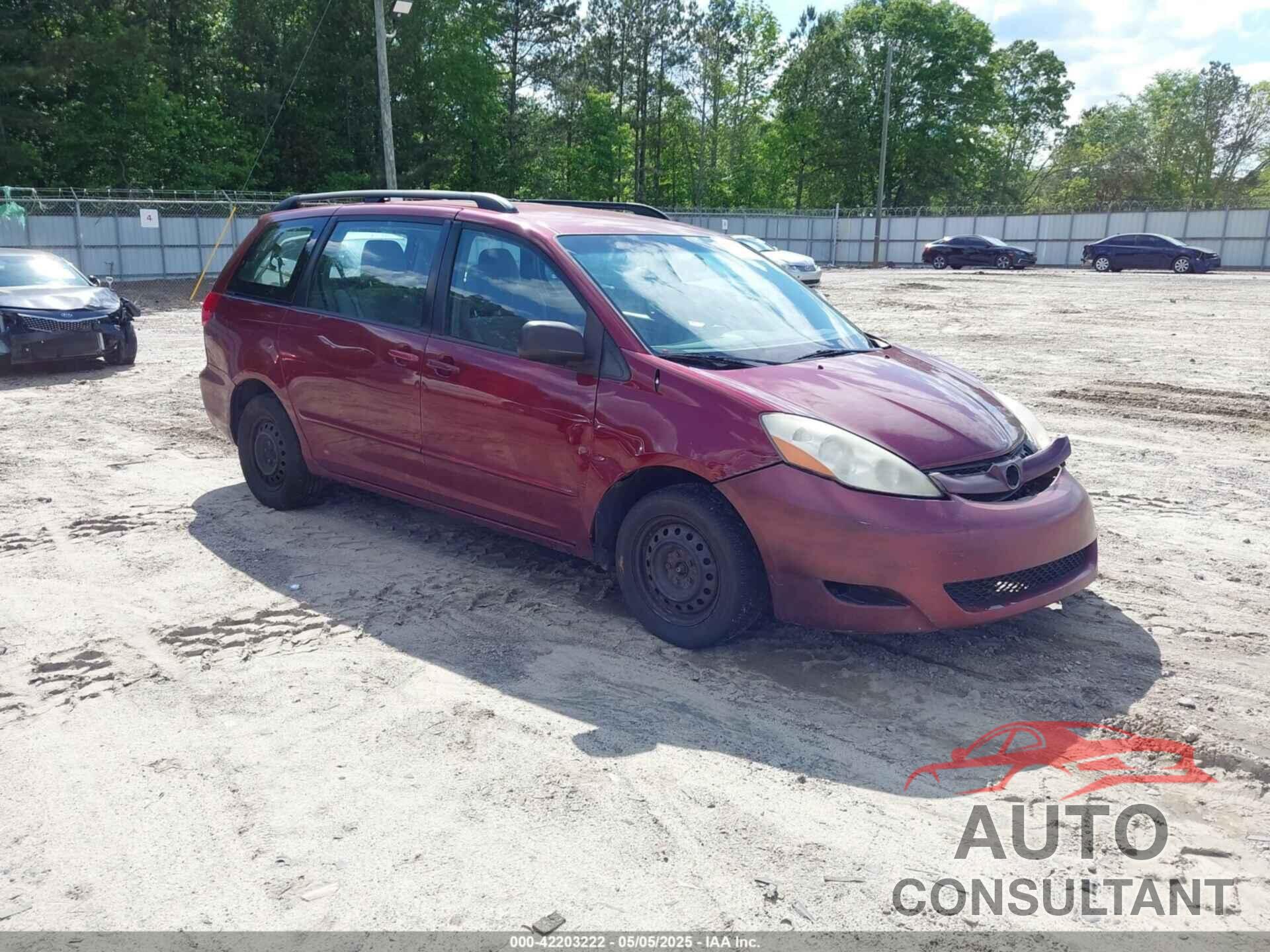 TOYOTA SIENNA 2009 - 5TDZK23C19S238209