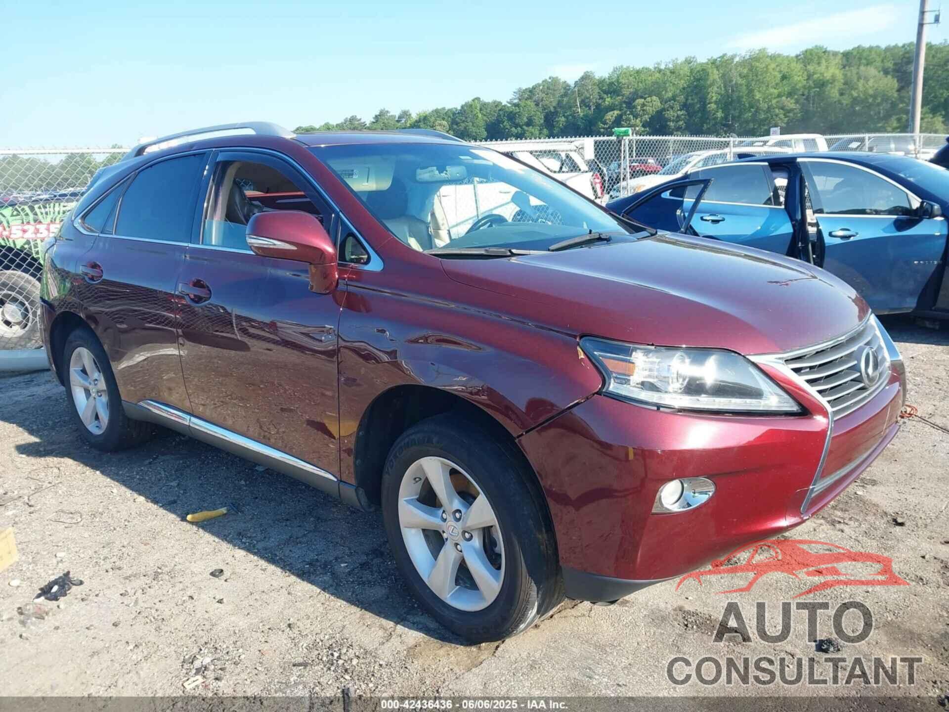 LEXUS RX 350 2013 - 2T2BK1BA1DC186041