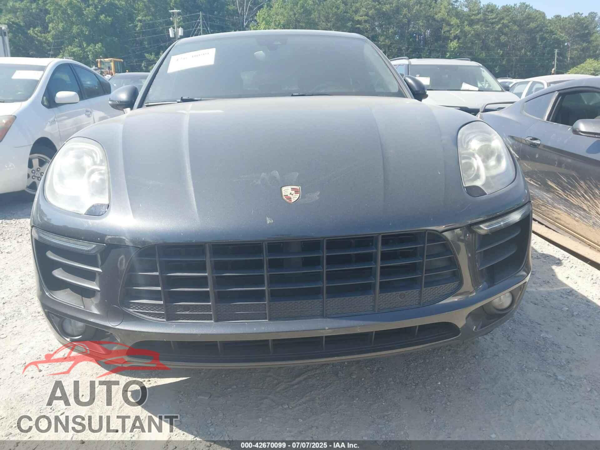 PORSCHE MACAN 2017 - WP1AA2A52HLB04764