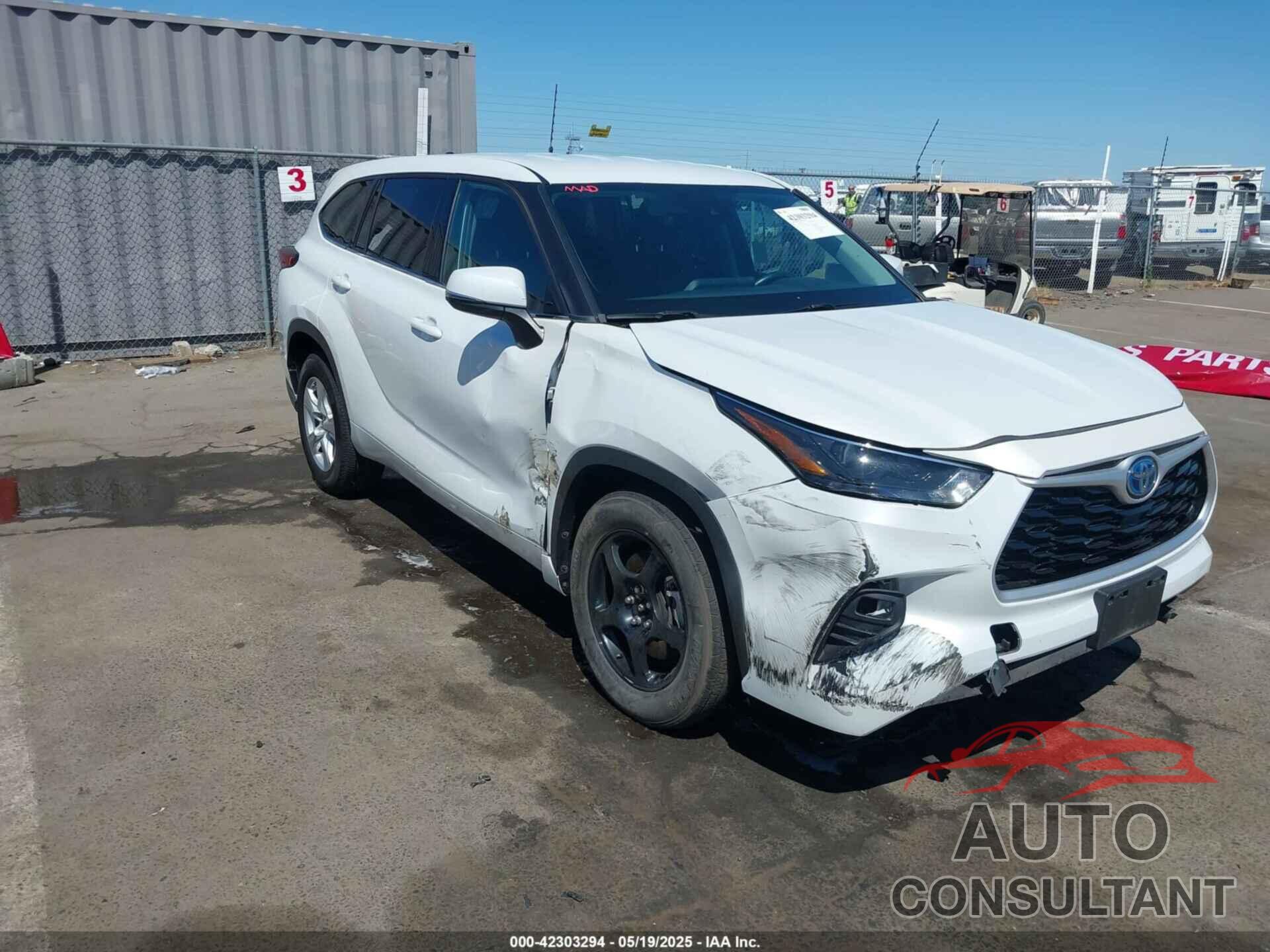 TOYOTA HIGHLANDER 2022 - 5TDZARAH7NS512484
