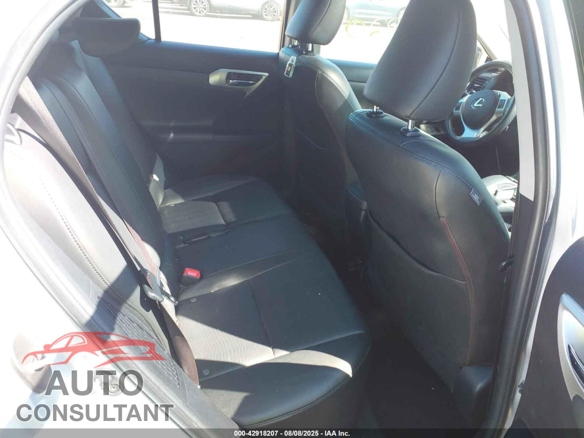 LEXUS CT 200H 2012 - JTHKD5BHXC2098703