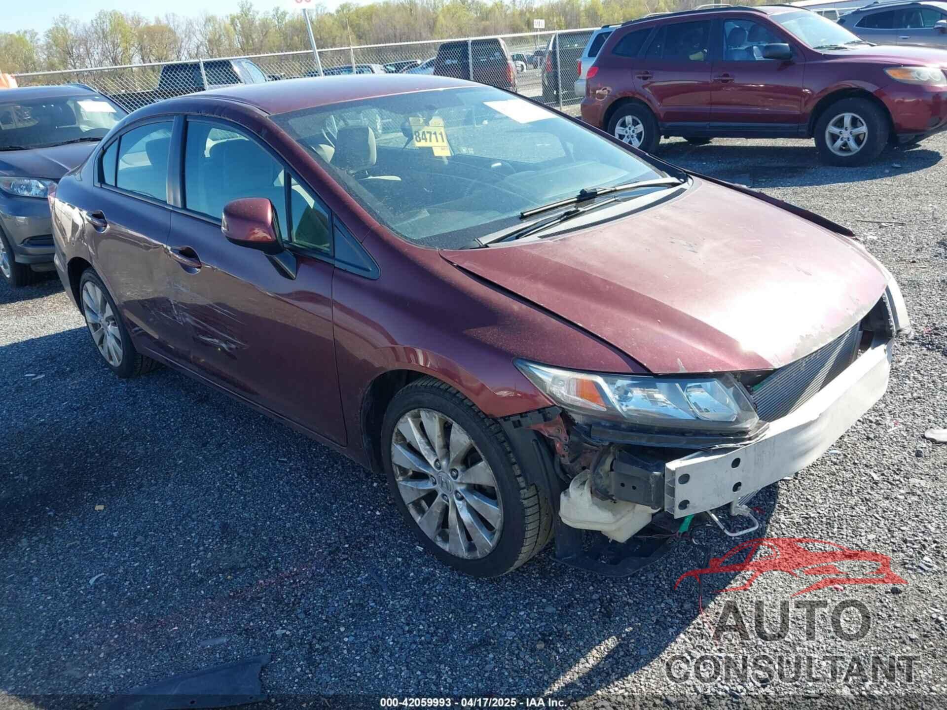 HONDA CIVIC 2013 - 2HGFB2F51DH588092
