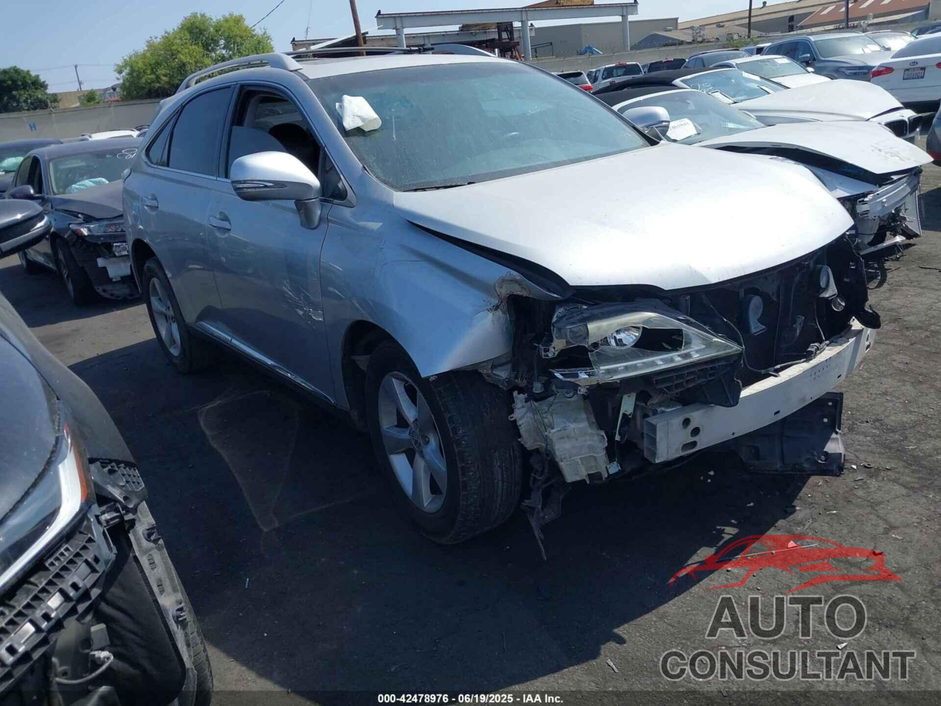 LEXUS RX 350 2013 - 2T2ZK1BA1DC088013