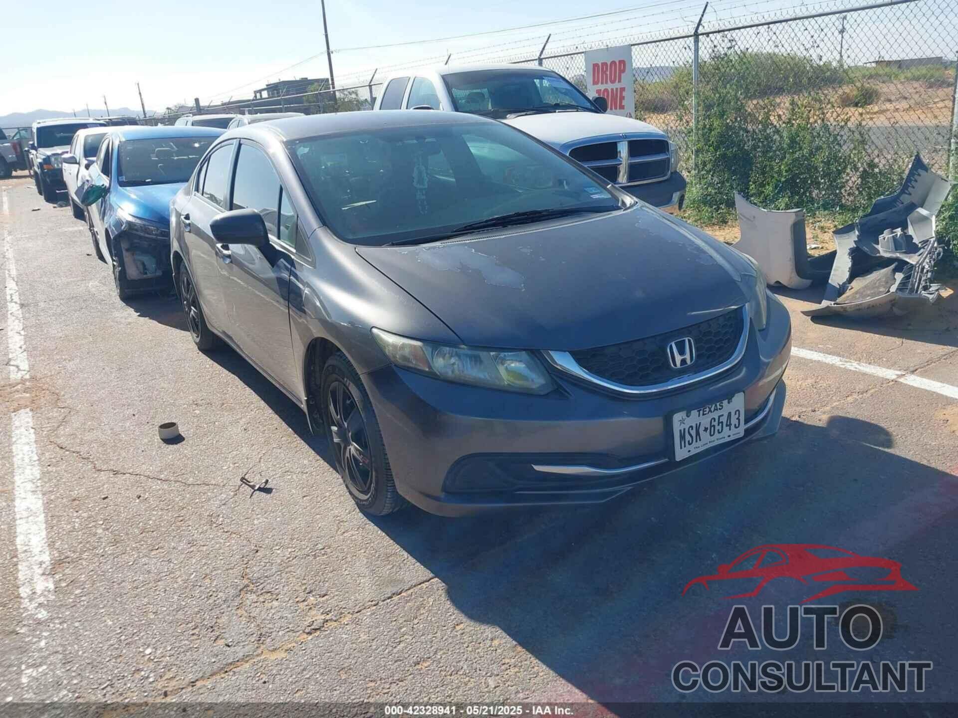 HONDA CIVIC 2014 - 19XFB2F55EE065332