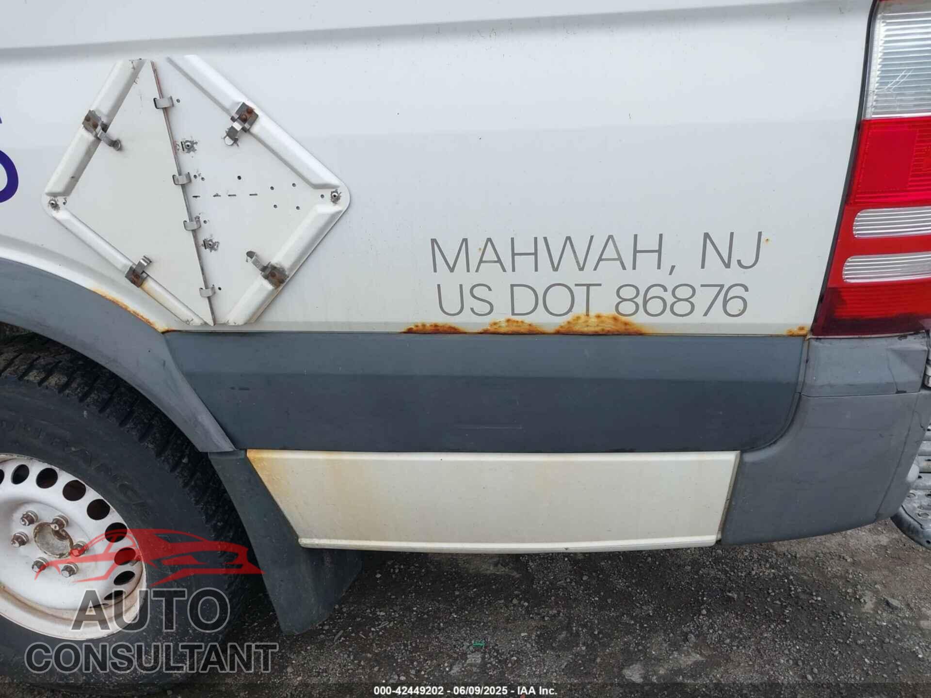 MERCEDES-BENZ SPRINTER 2500 2011 - WD3PE8CB7B5587499