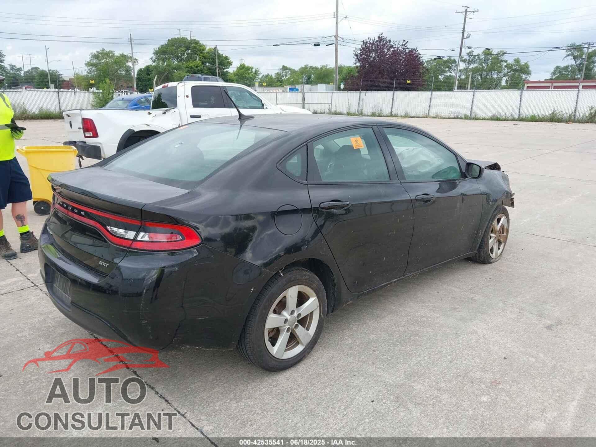 DODGE DART 2015 - 1C3CDFBB1FD309095