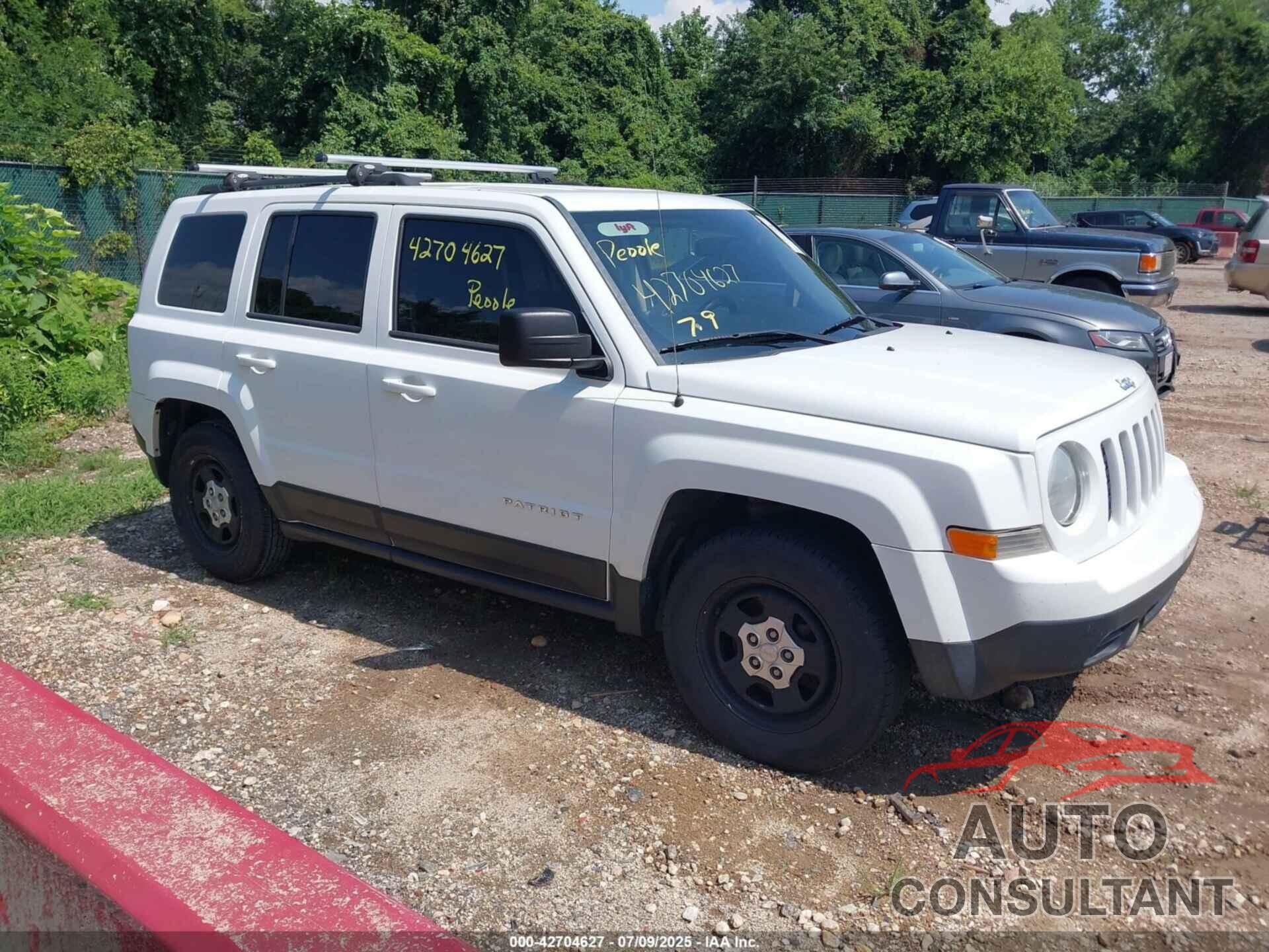 JEEP PATRIOT 2015 - 1C4NJPBA6FD285712
