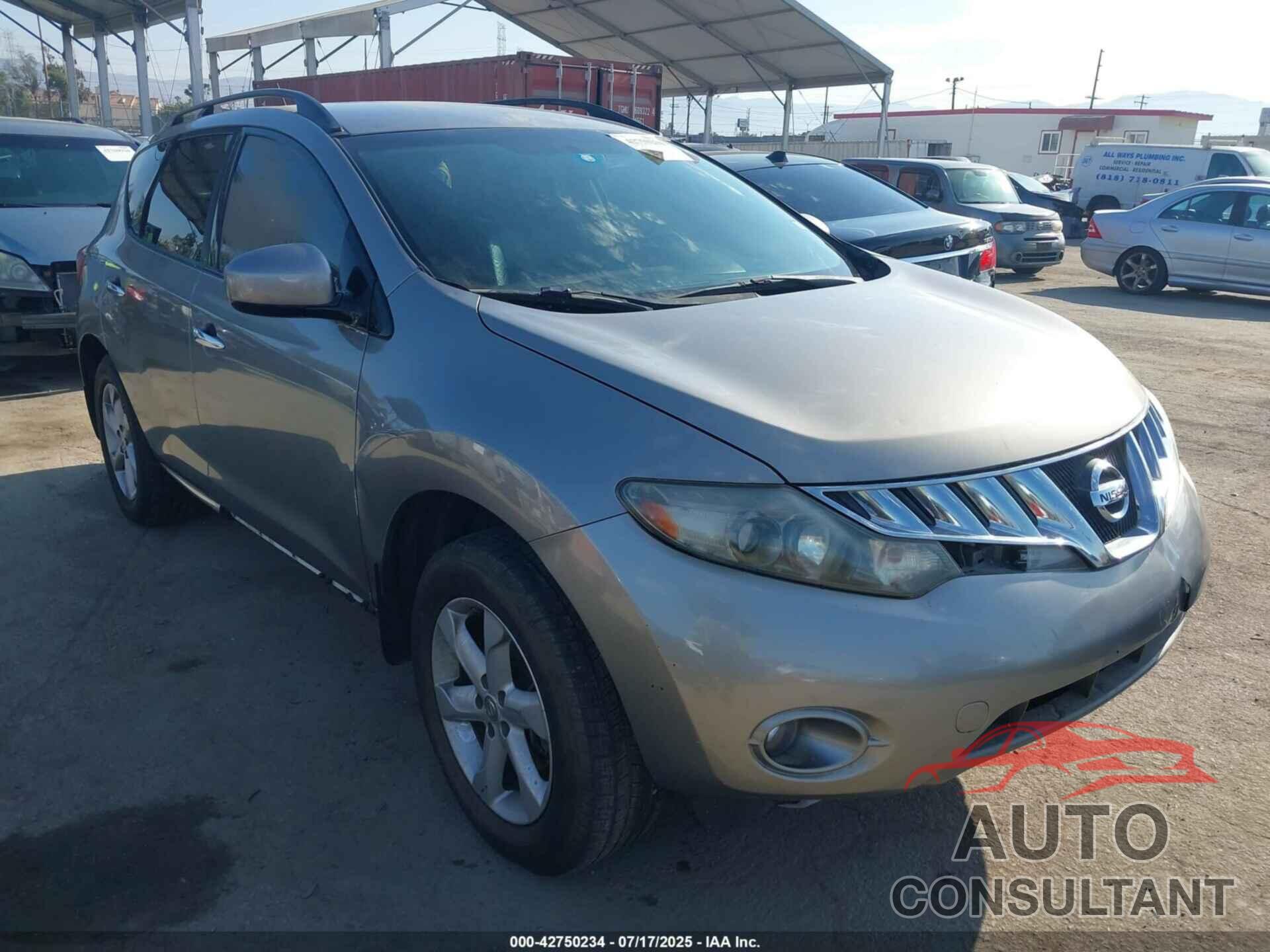 NISSAN MURANO 2009 - JN8AZ18U09W031612