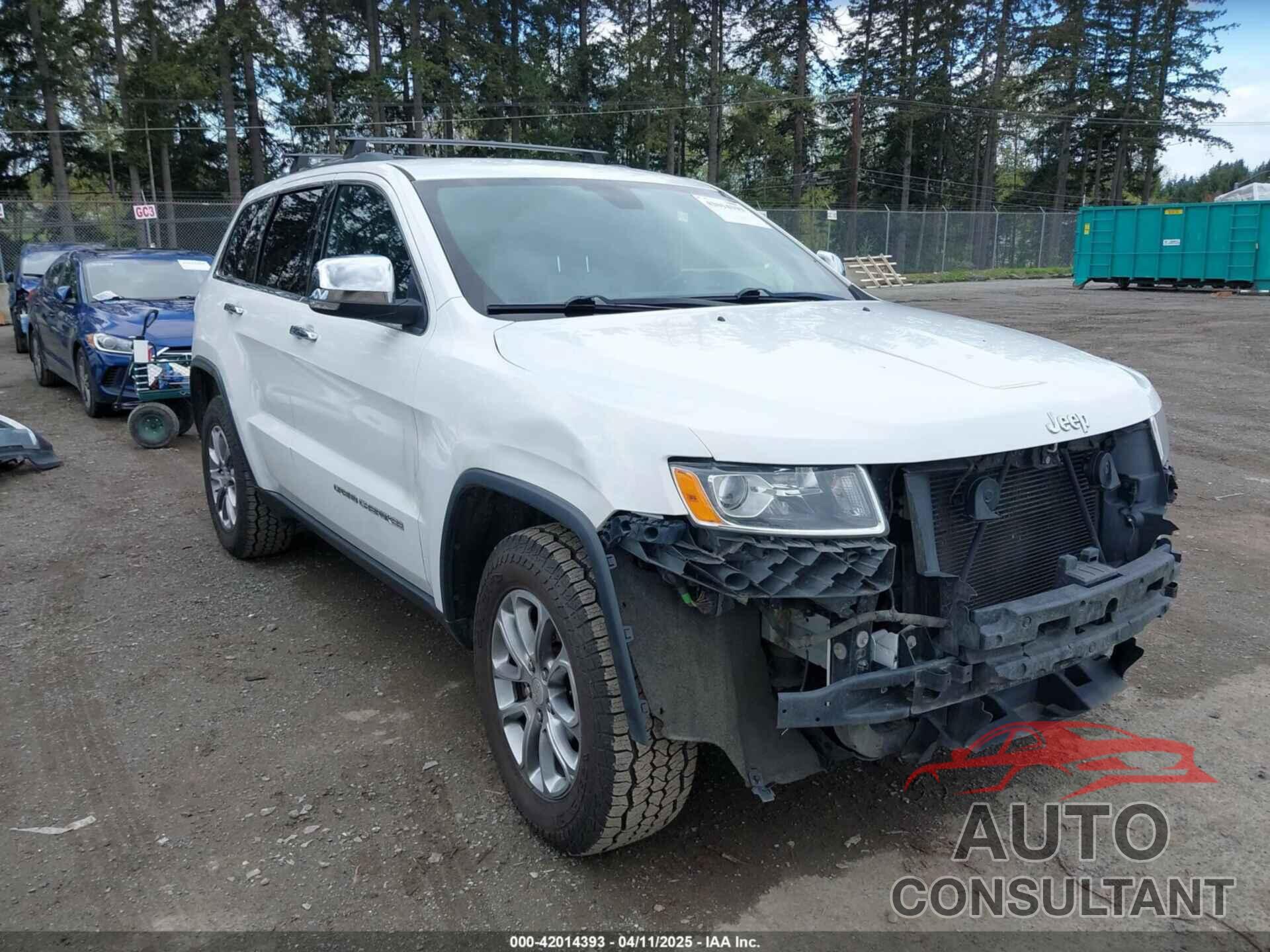JEEP GRAND CHEROKEE 2016 - 1C4RJFBGXGC307685