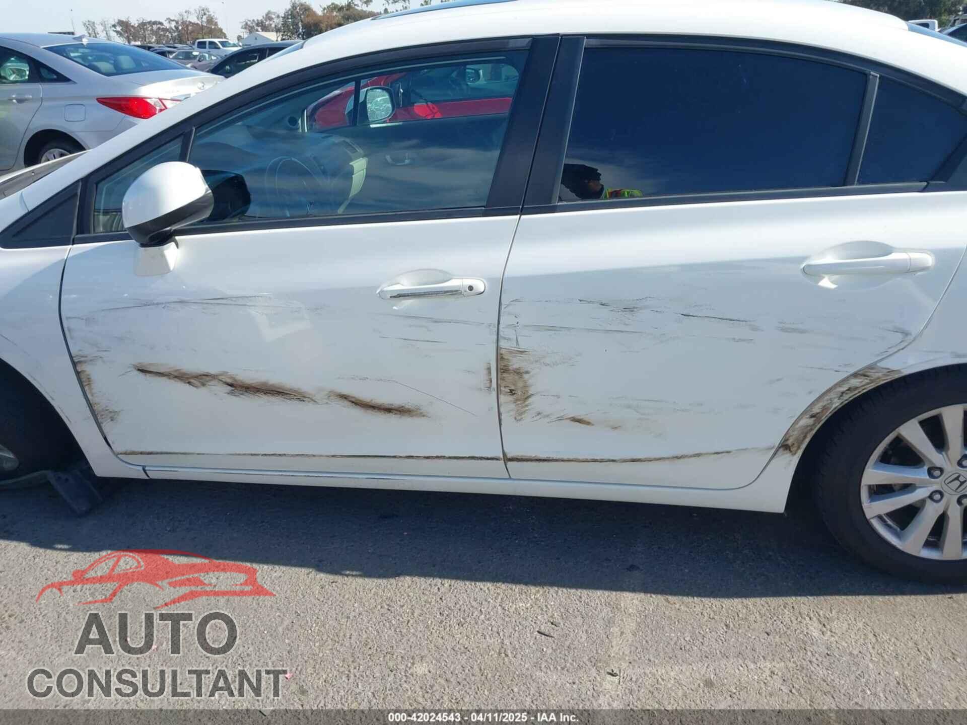 HONDA CIVIC 2012 - 19XFB2F92CE381075