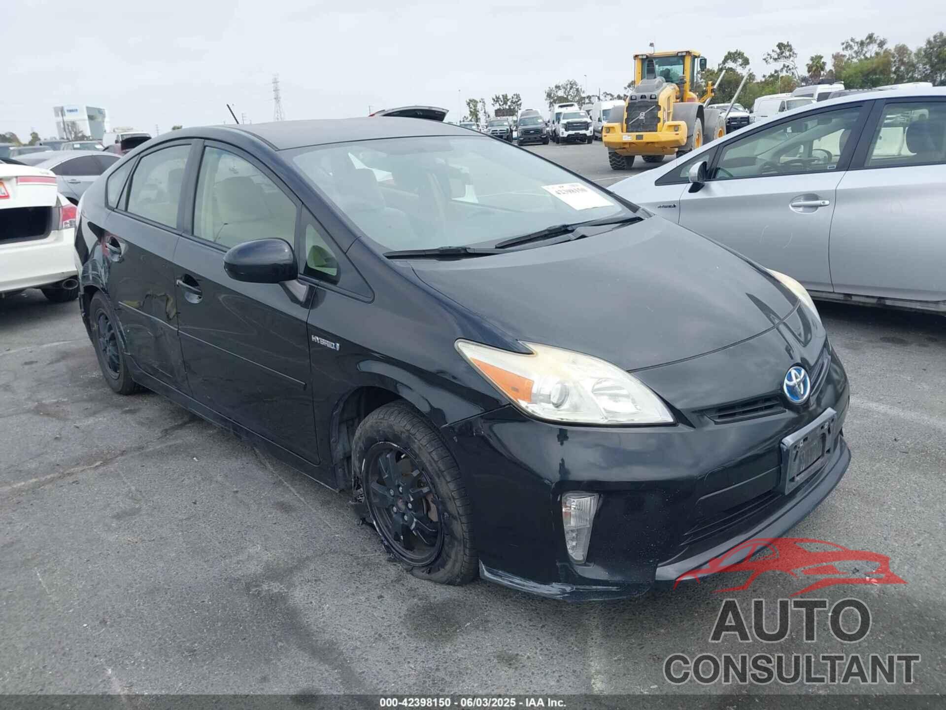 TOYOTA PRIUS 2012 - JTDKN3DU2C1533782