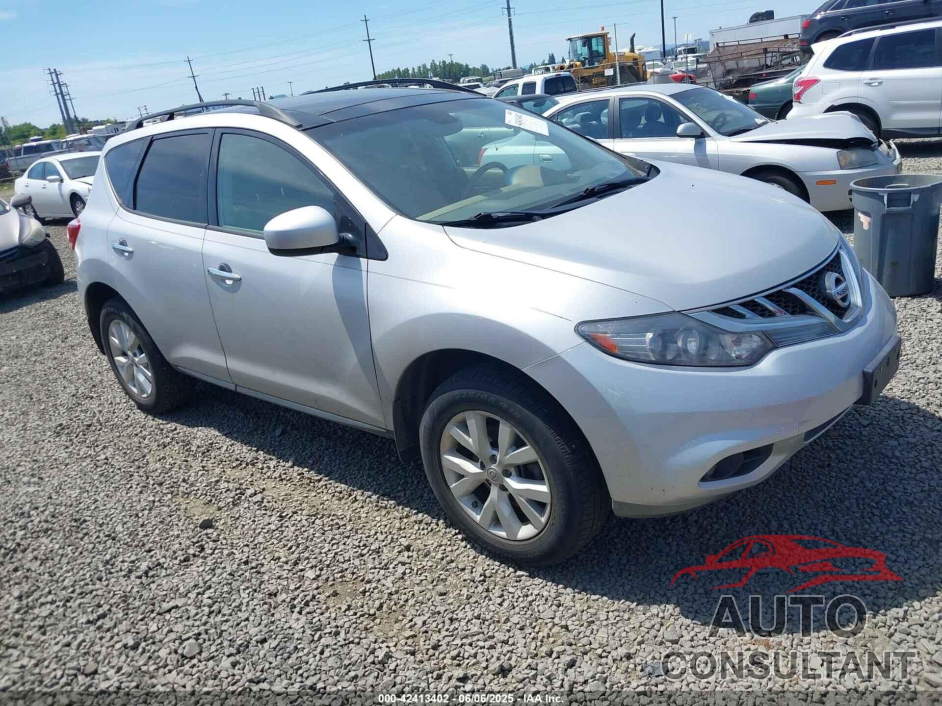 NISSAN MURANO 2011 - JN8AZ1MW4BW163835