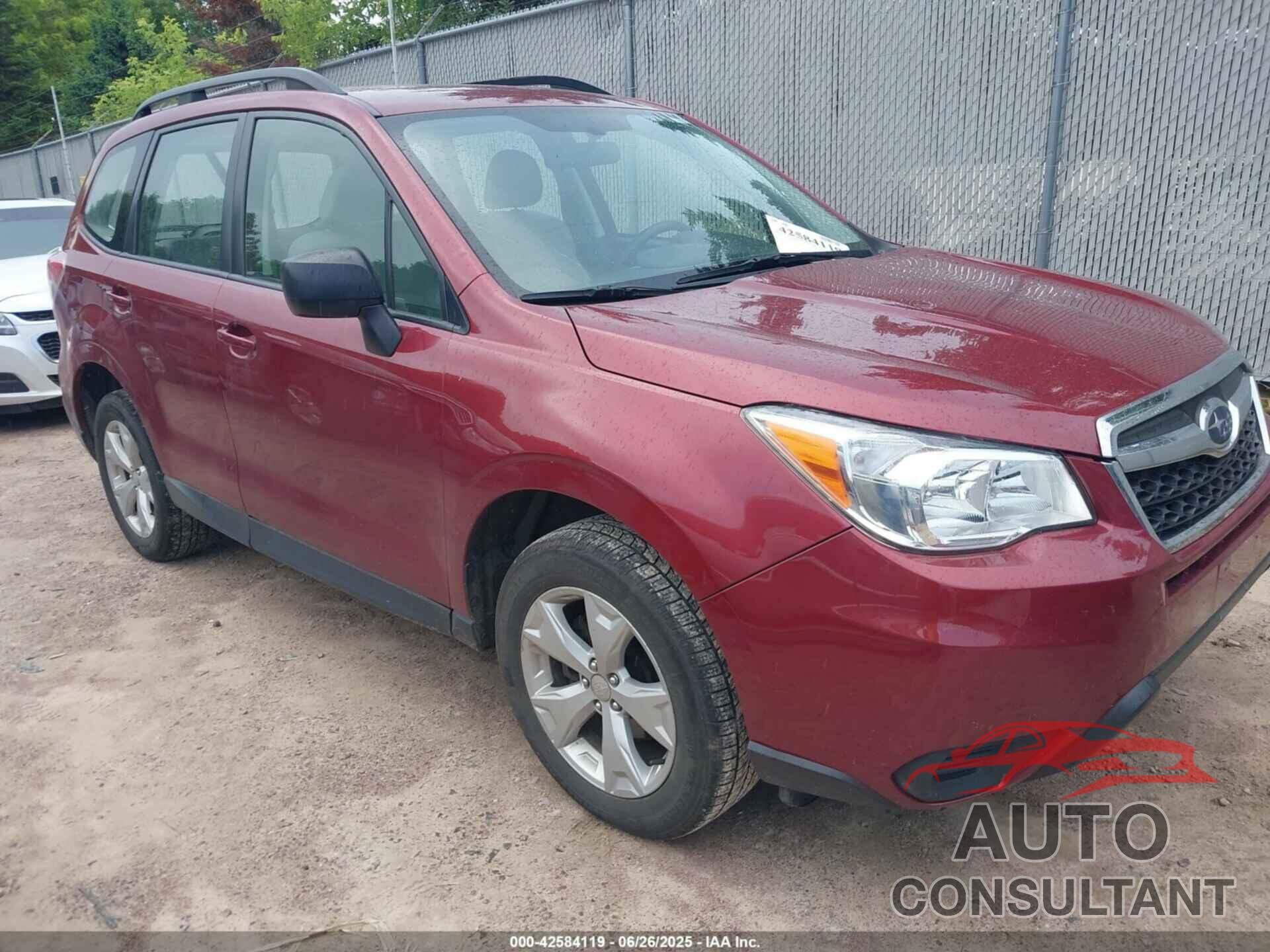 SUBARU FORESTER 2015 - JF2SJABCXFH497783