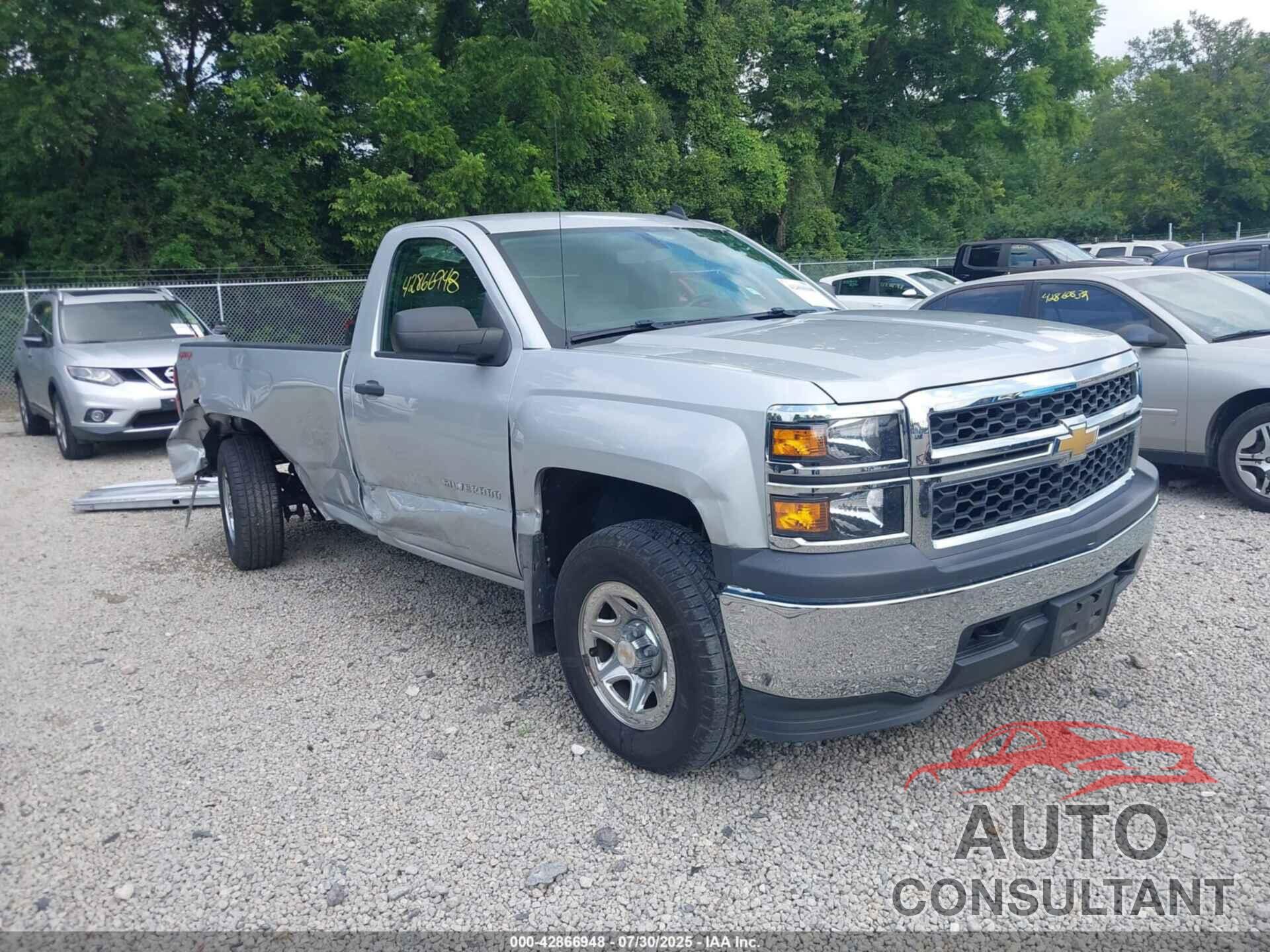 CHEVROLET SILVERADO 1500 2014 - 1GCNKPEH2EZ145499