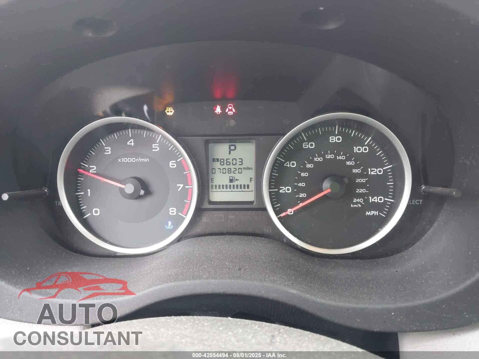 SUBARU FORESTER 2017 - JF2SJAEC3HH571737
