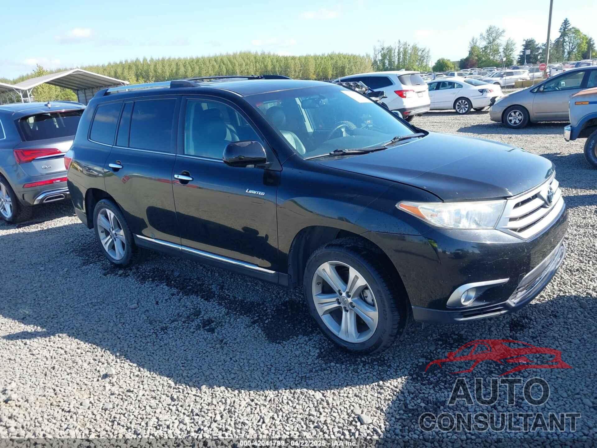 TOYOTA HIGHLANDER 2013 - 5TDDK3EH1DS216163