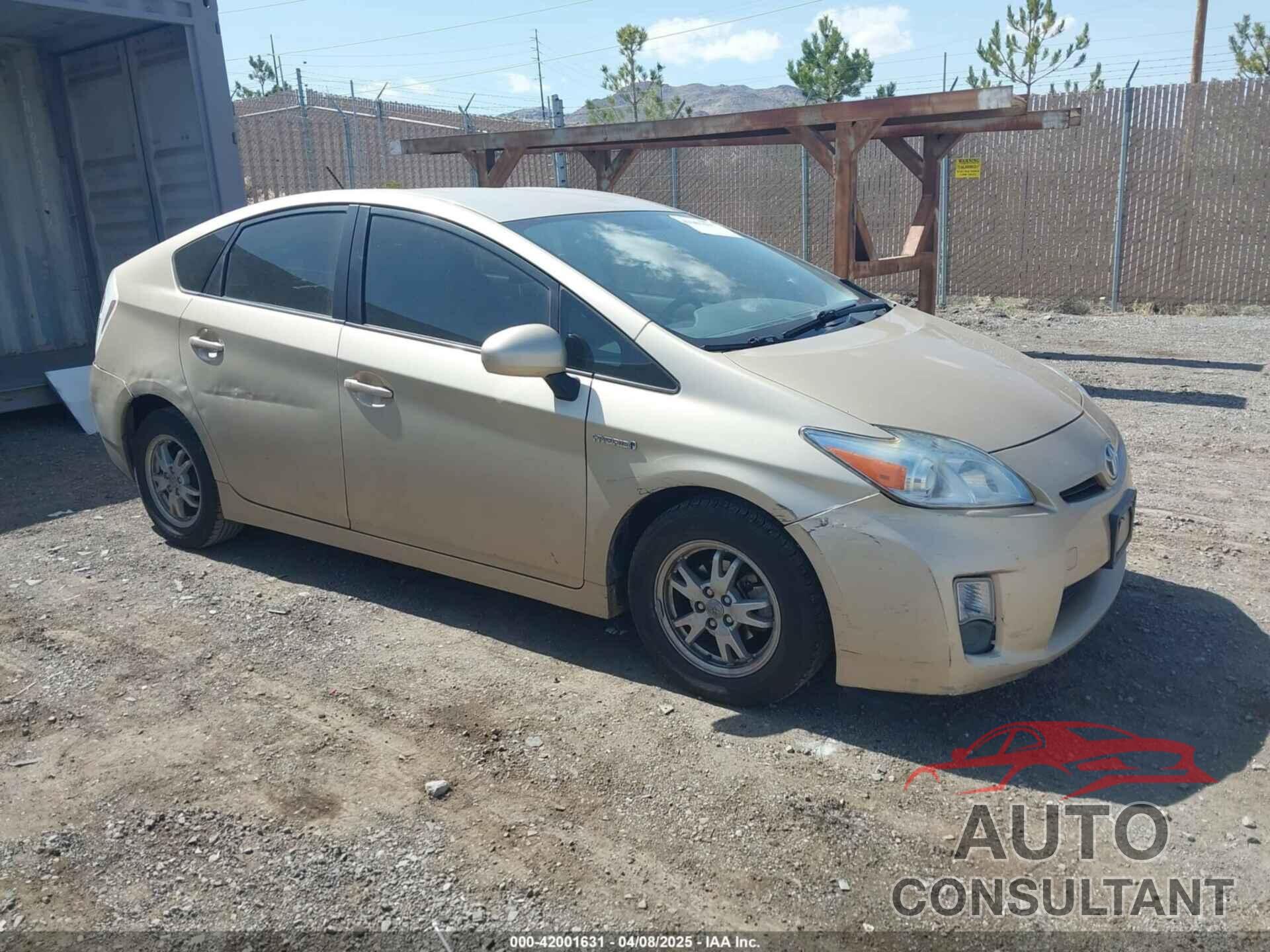TOYOTA PRIUS 2011 - JTDKN3DU0B0271930