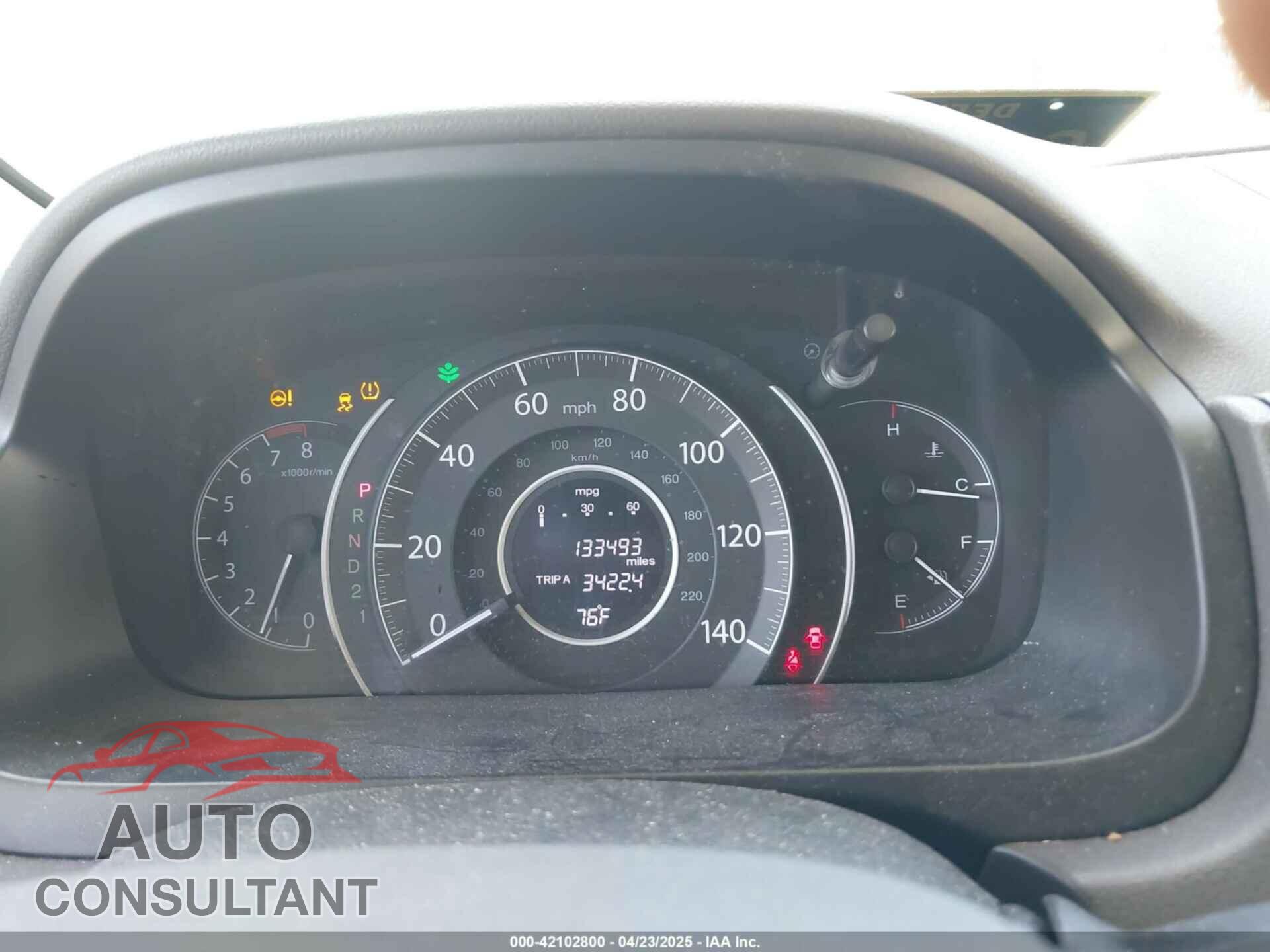 HONDA CR-V 2012 - JHLRM4H78CC014156