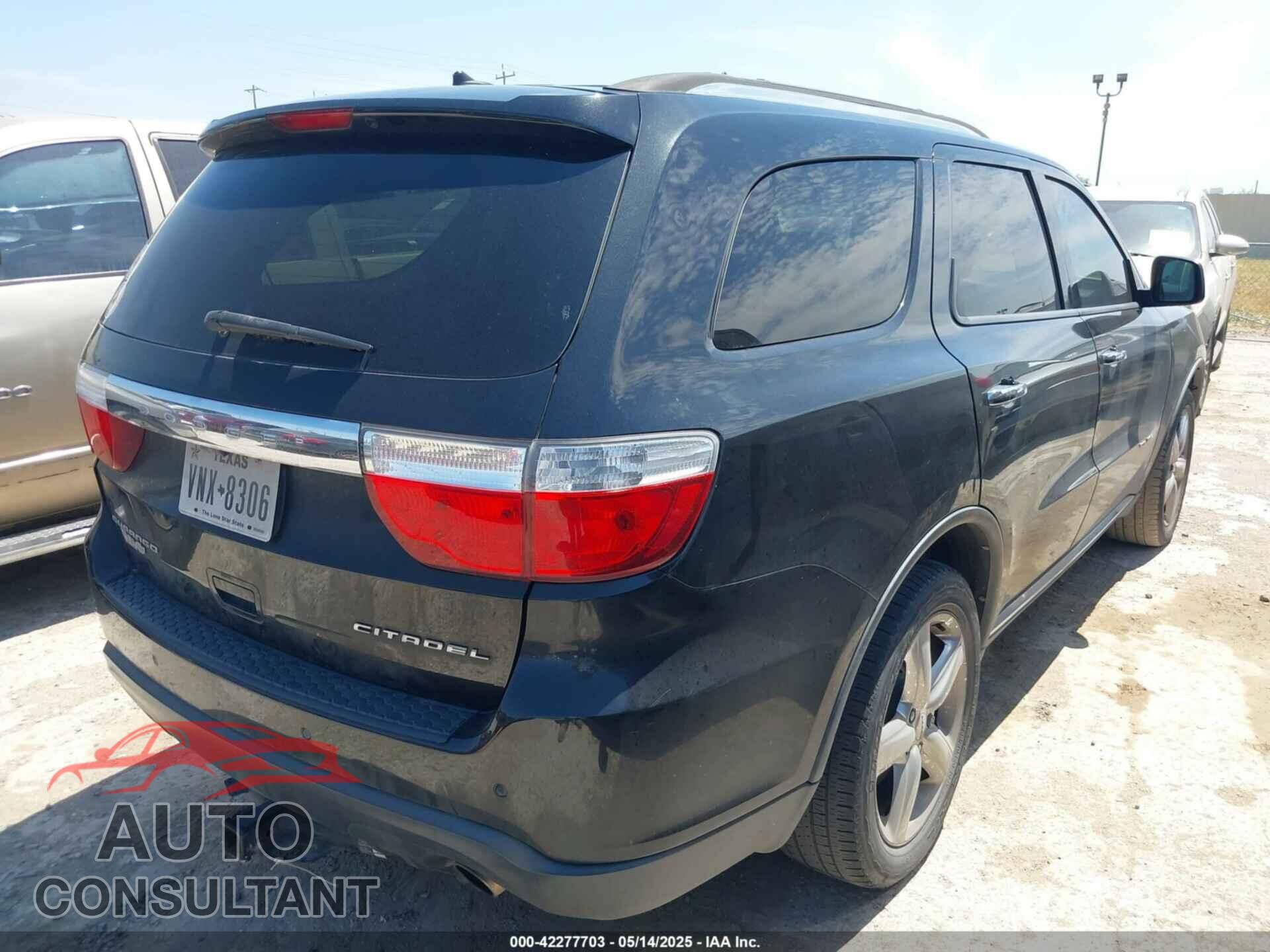 DODGE DURANGO 2013 - 1C4RDHEG9DC500291