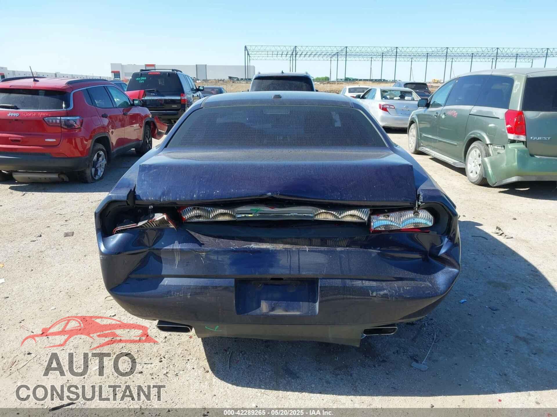 DODGE CHALLENGER 2012 - 2C3CDYAG8CH137655