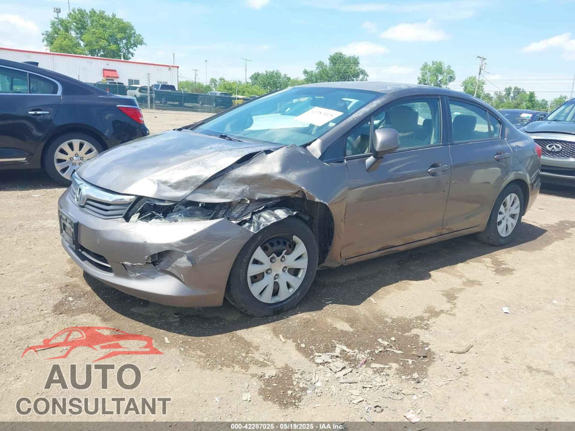 HONDA CIVIC 2012 - 2HGFB2F57CH539915