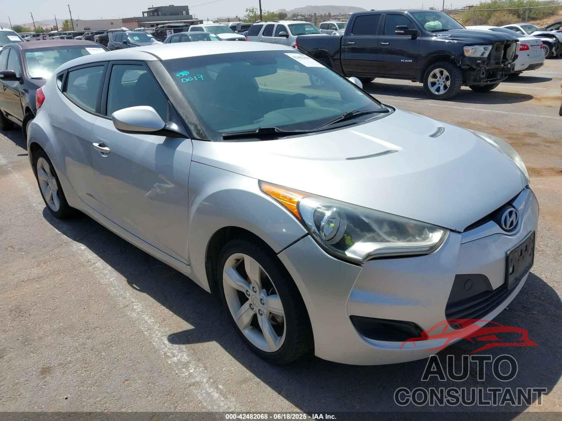 HYUNDAI VELOSTER 2013 - KMHTC6ADXDU149065