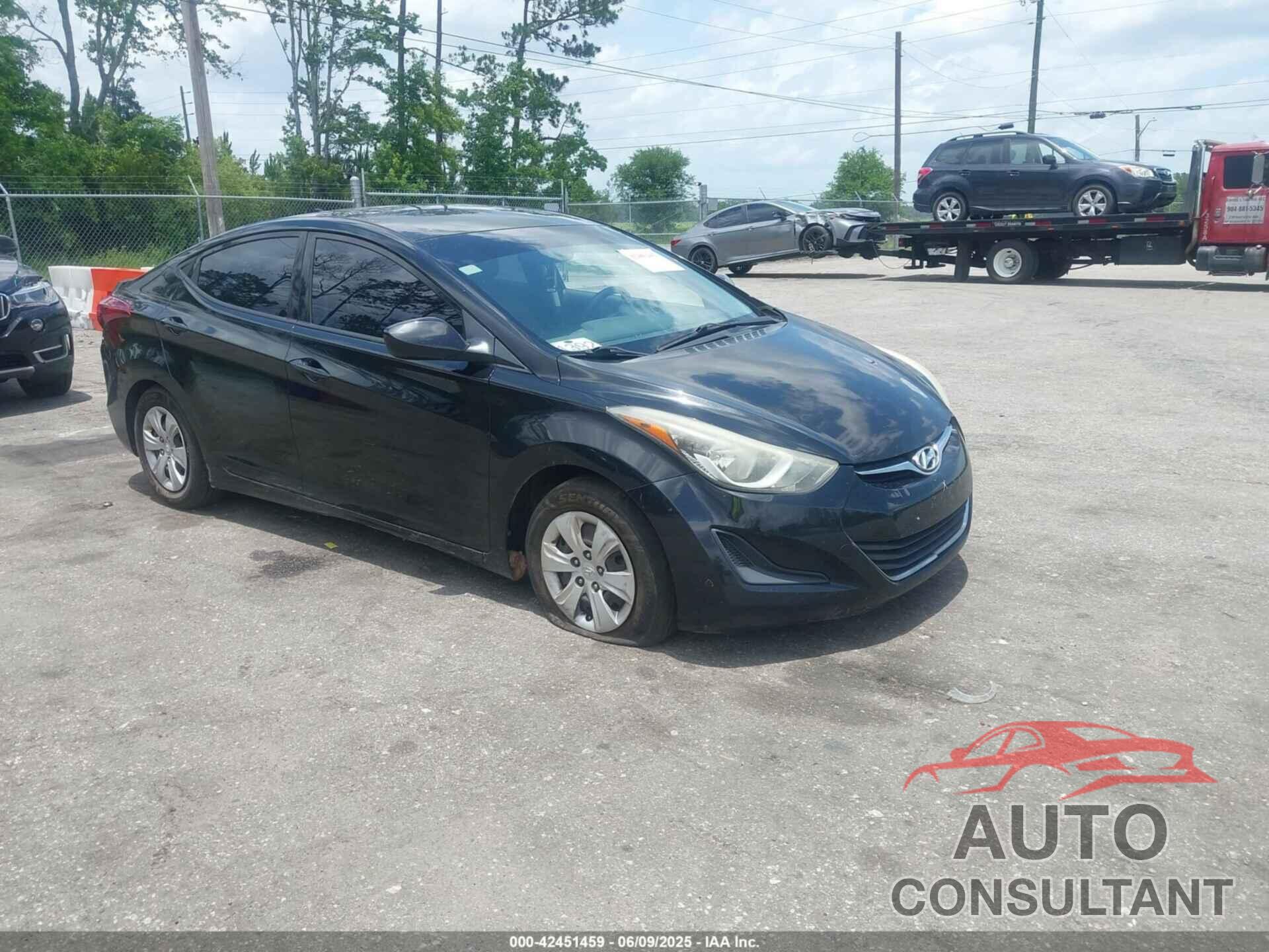 HYUNDAI ELANTRA 2016 - KMHDH4AE5GU607585