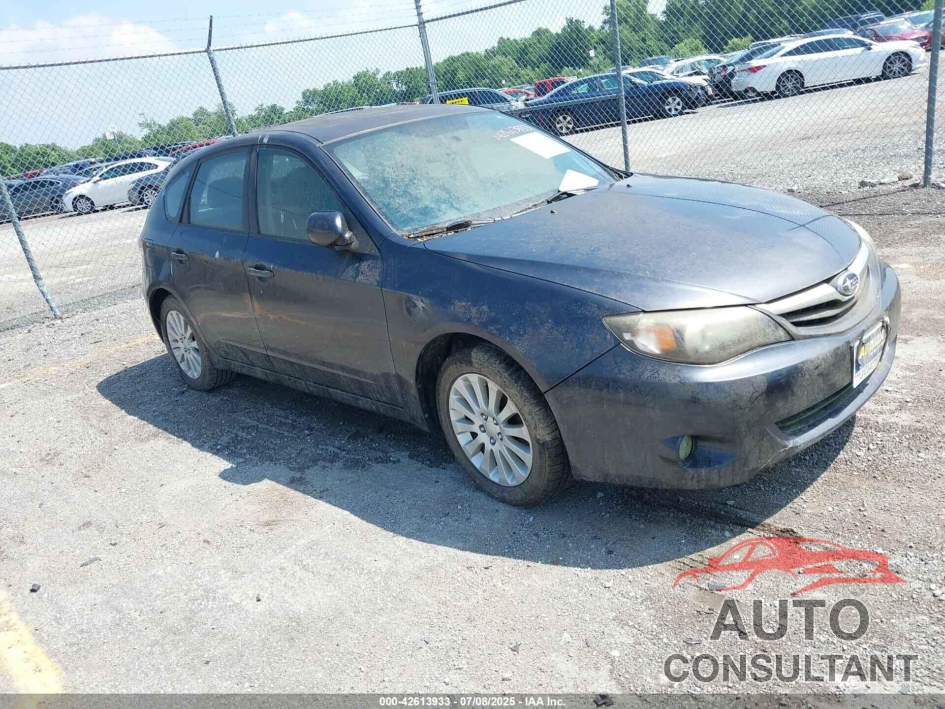 SUBARU IMPREZA 2010 - JF1GH6B68AH813414