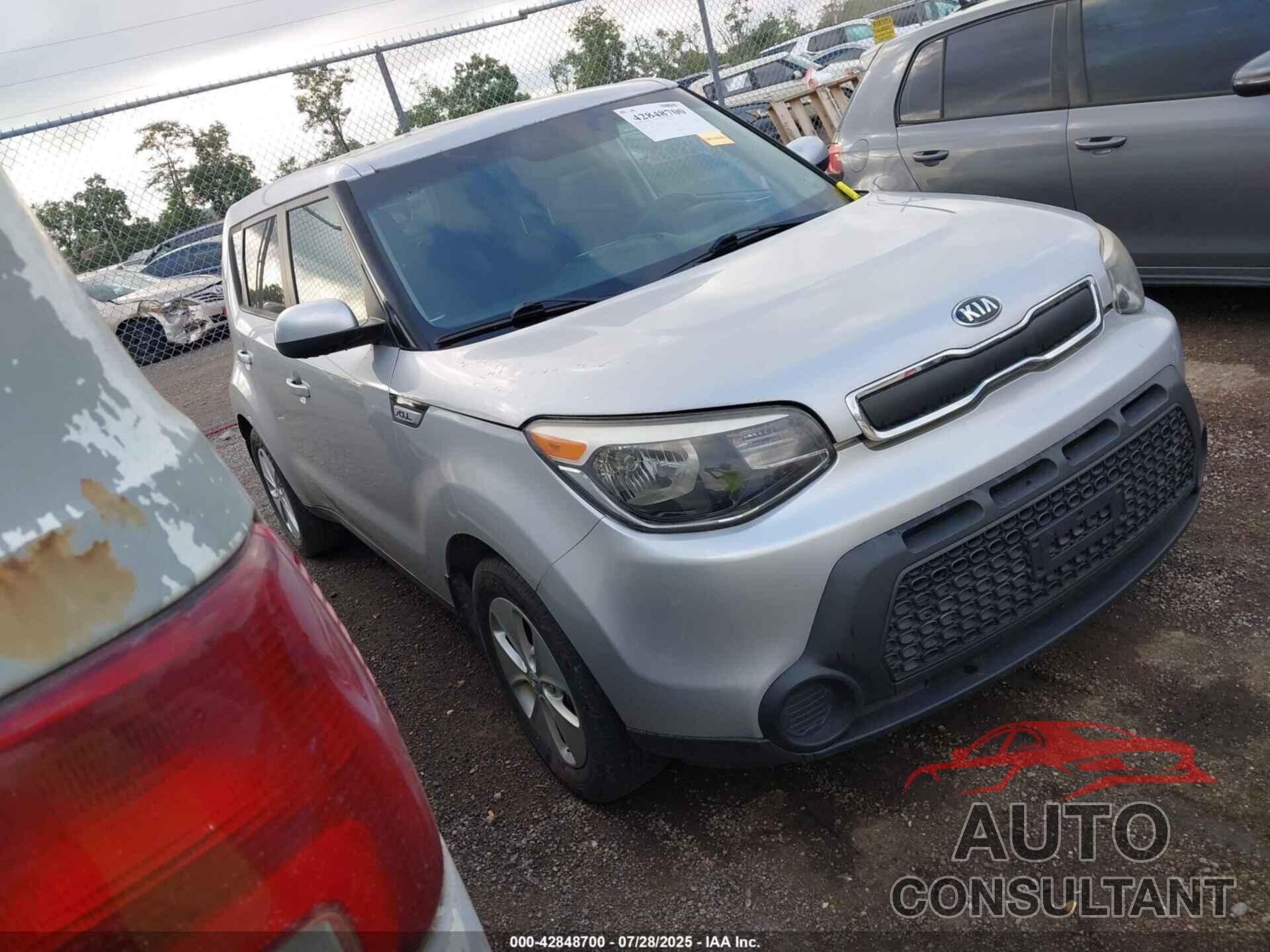 KIA SOUL 2015 - KNDJN2A25F7754982