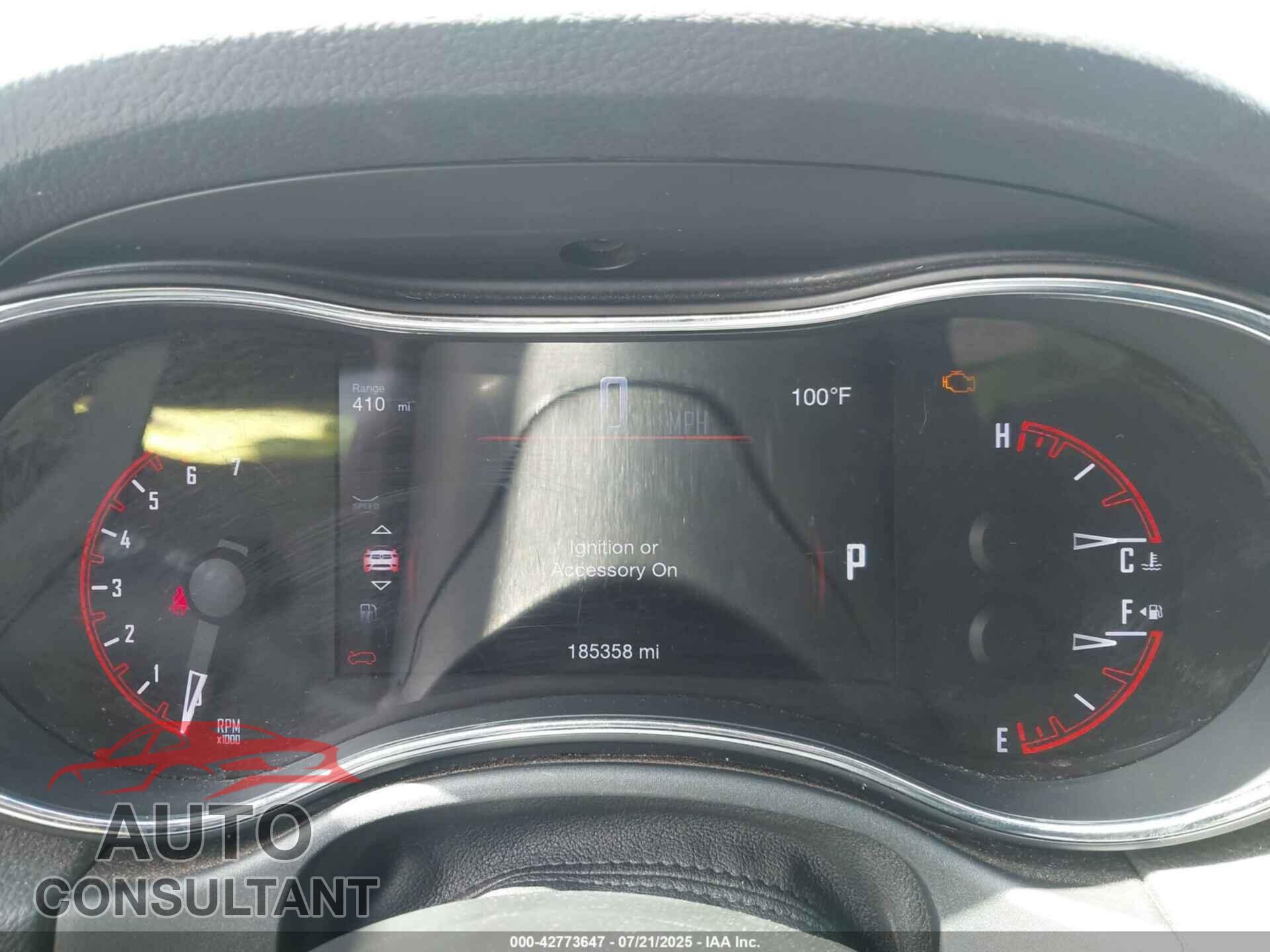 DODGE DURANGO 2016 - 1C4SDHCT2GC437461