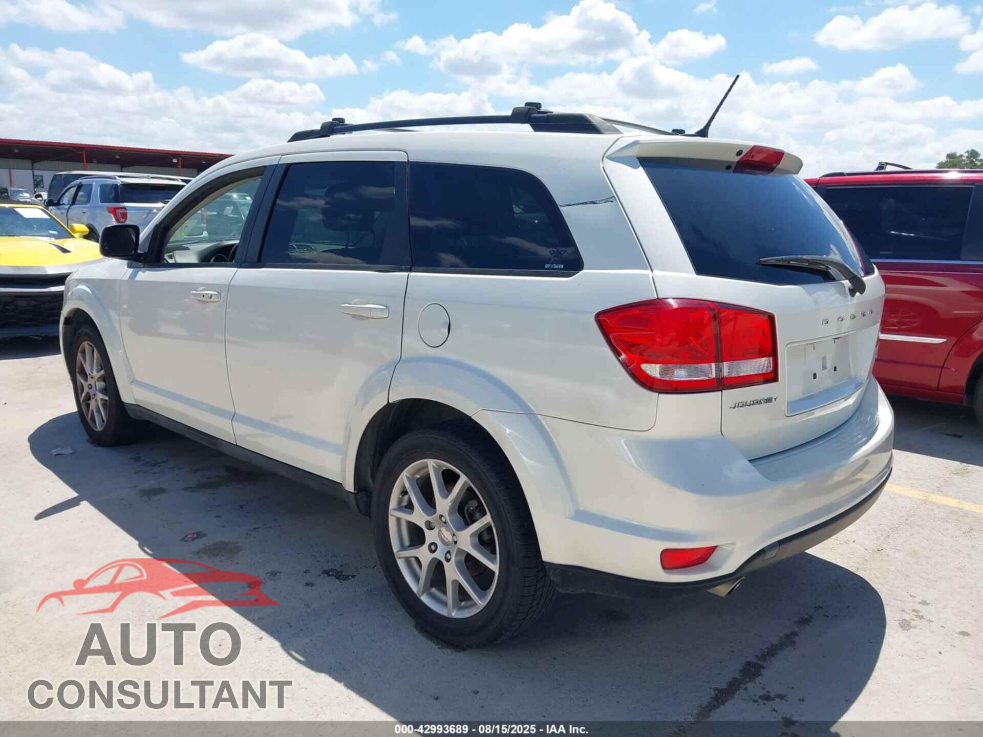 DODGE JOURNEY 2012 - 3C4PDCCG7CT262182