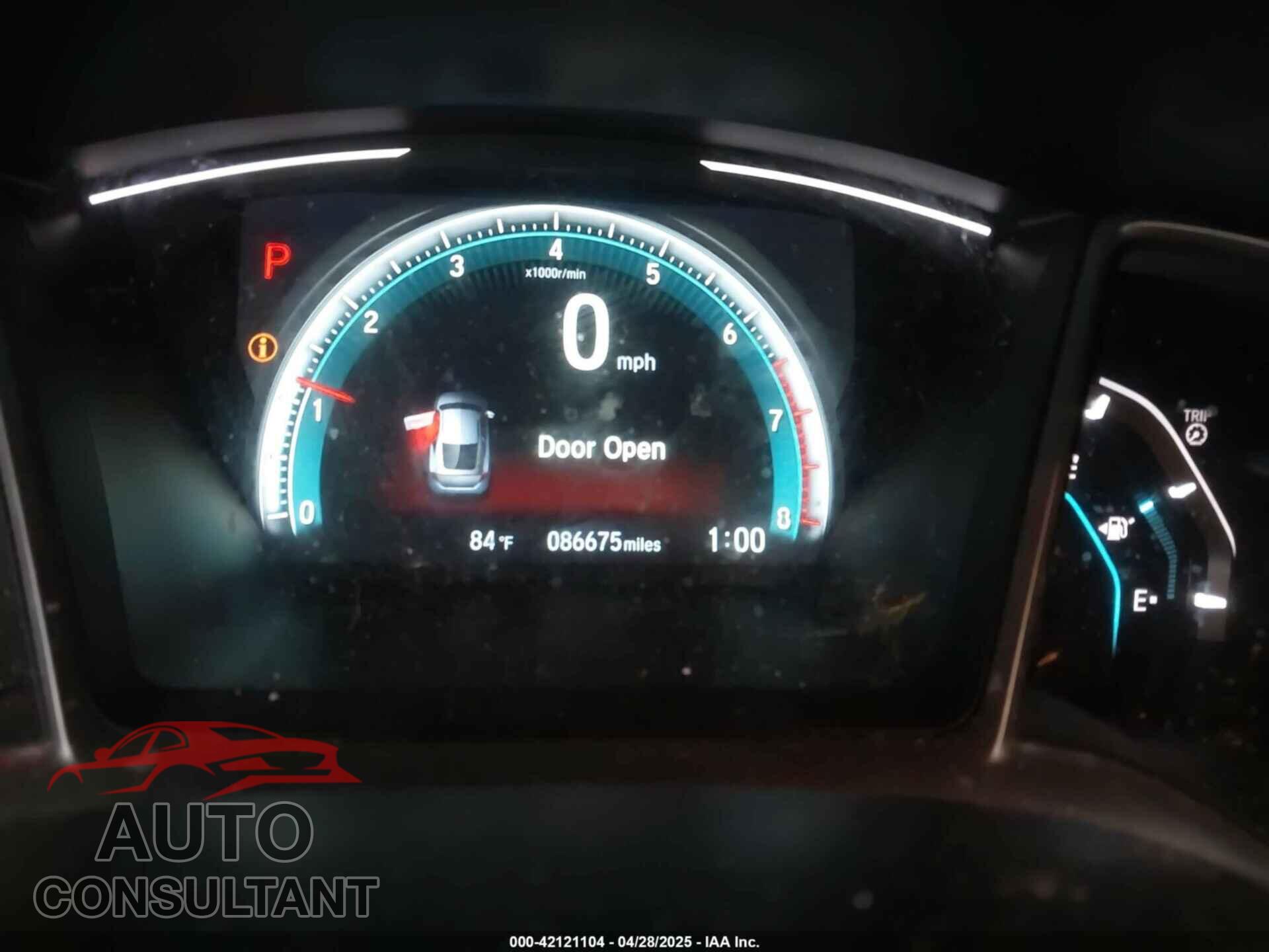 HONDA CIVIC 2017 - 2HGFC3B34HH361203