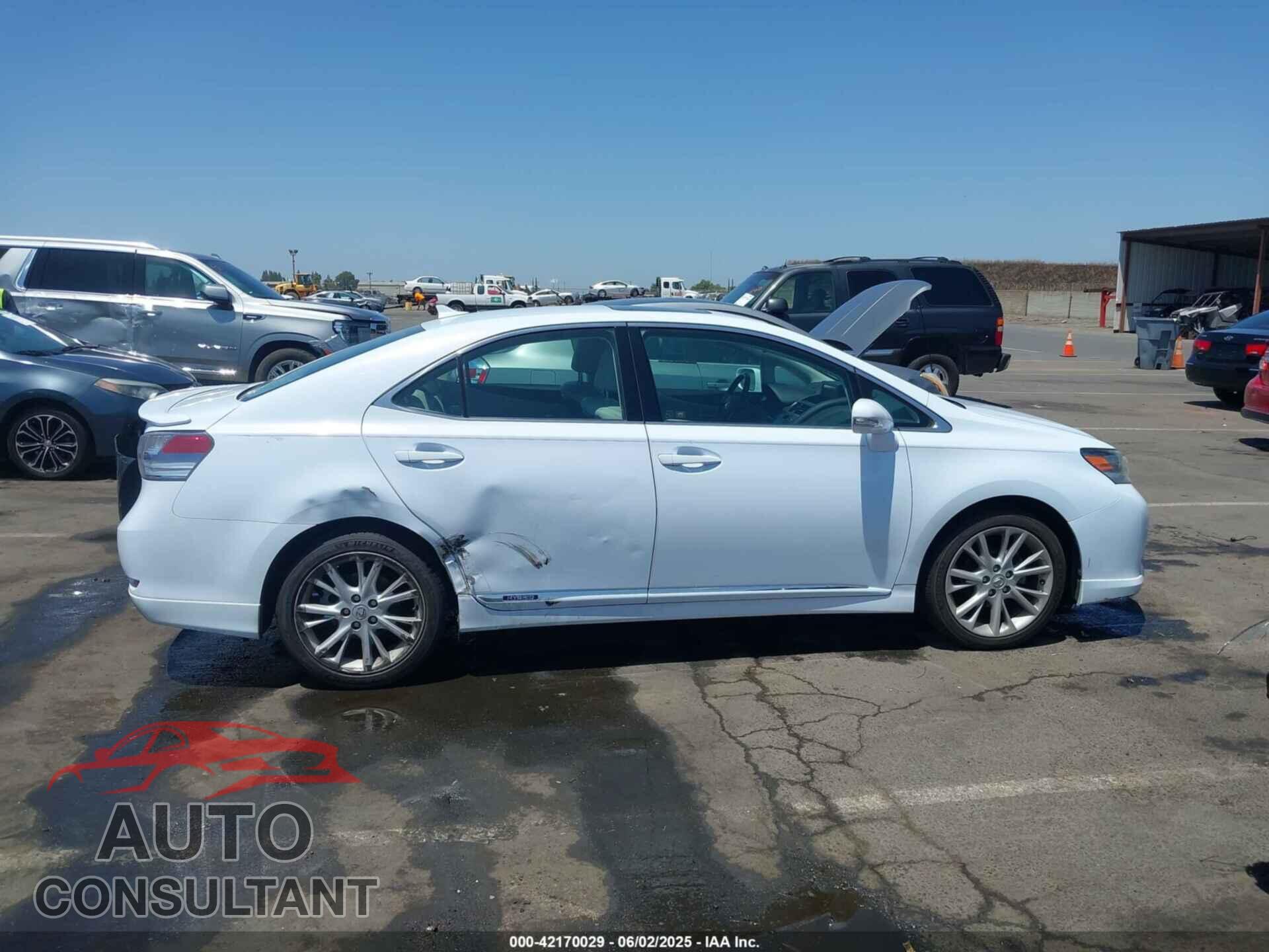 LEXUS HS 250H 2010 - JTHBB1BA8A2016935
