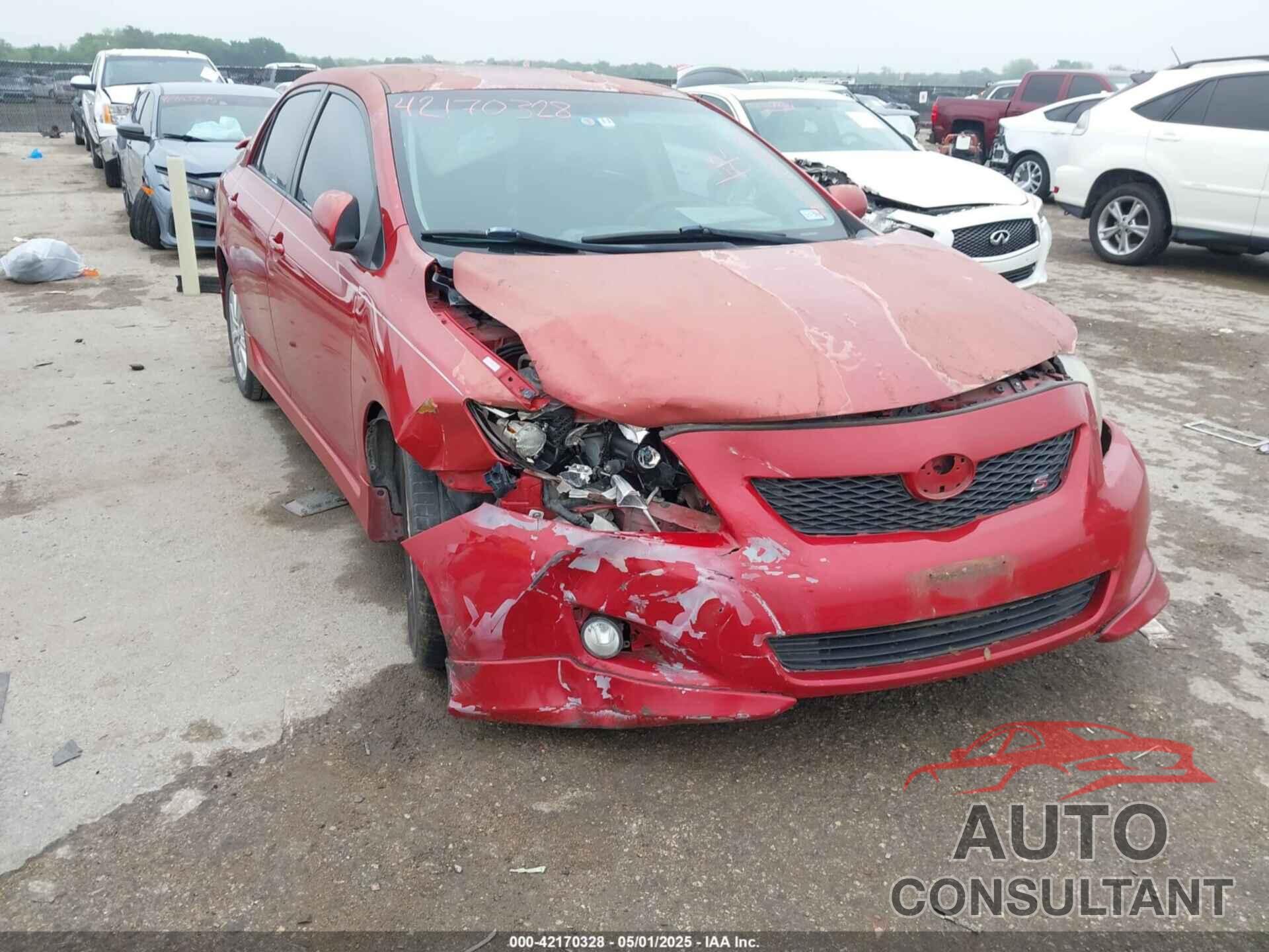 TOYOTA COROLLA 2010 - 1NXBU4EE0AZ291338