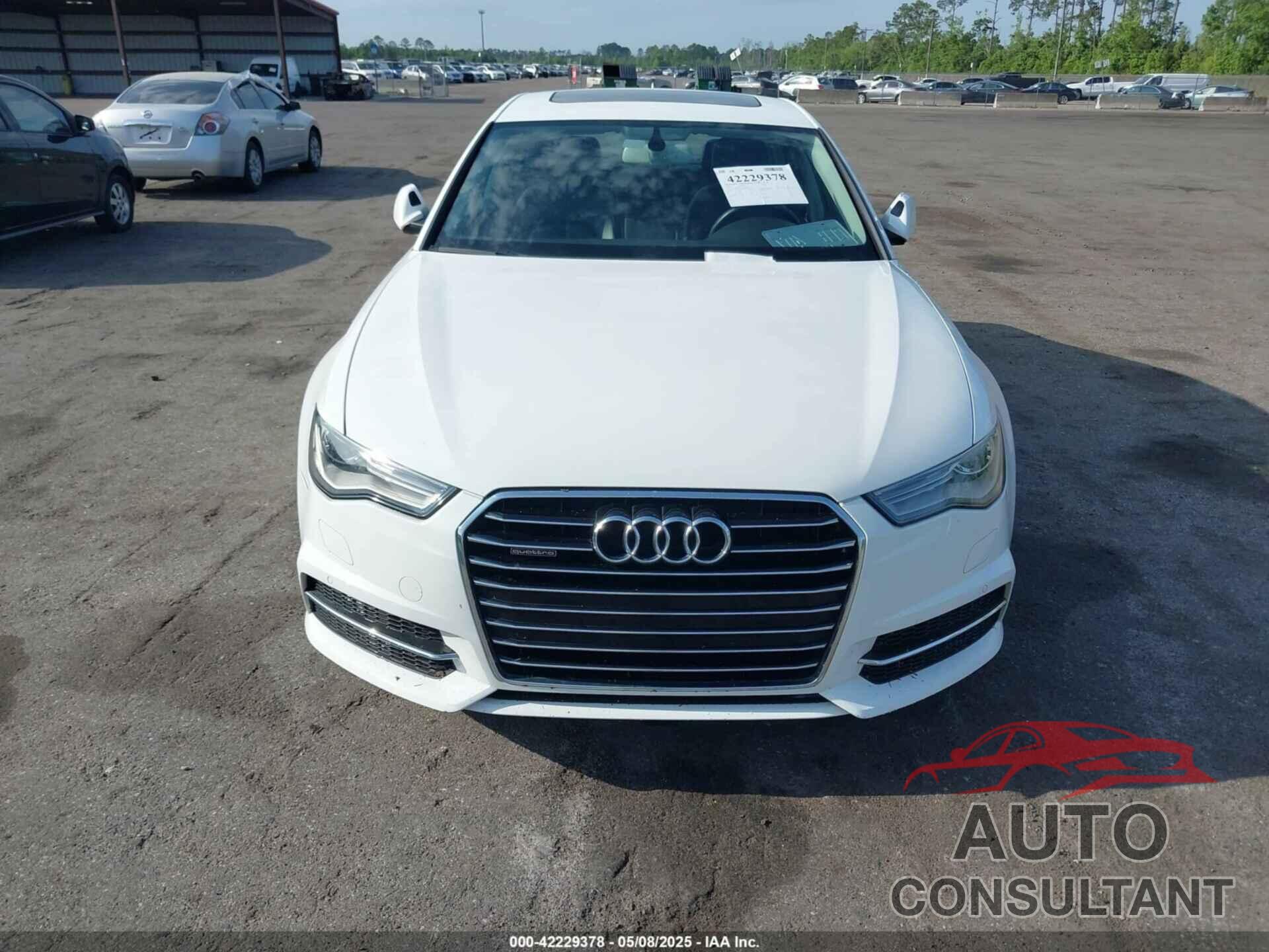 AUDI A6 2016 - WAUFGAFC9GN003650