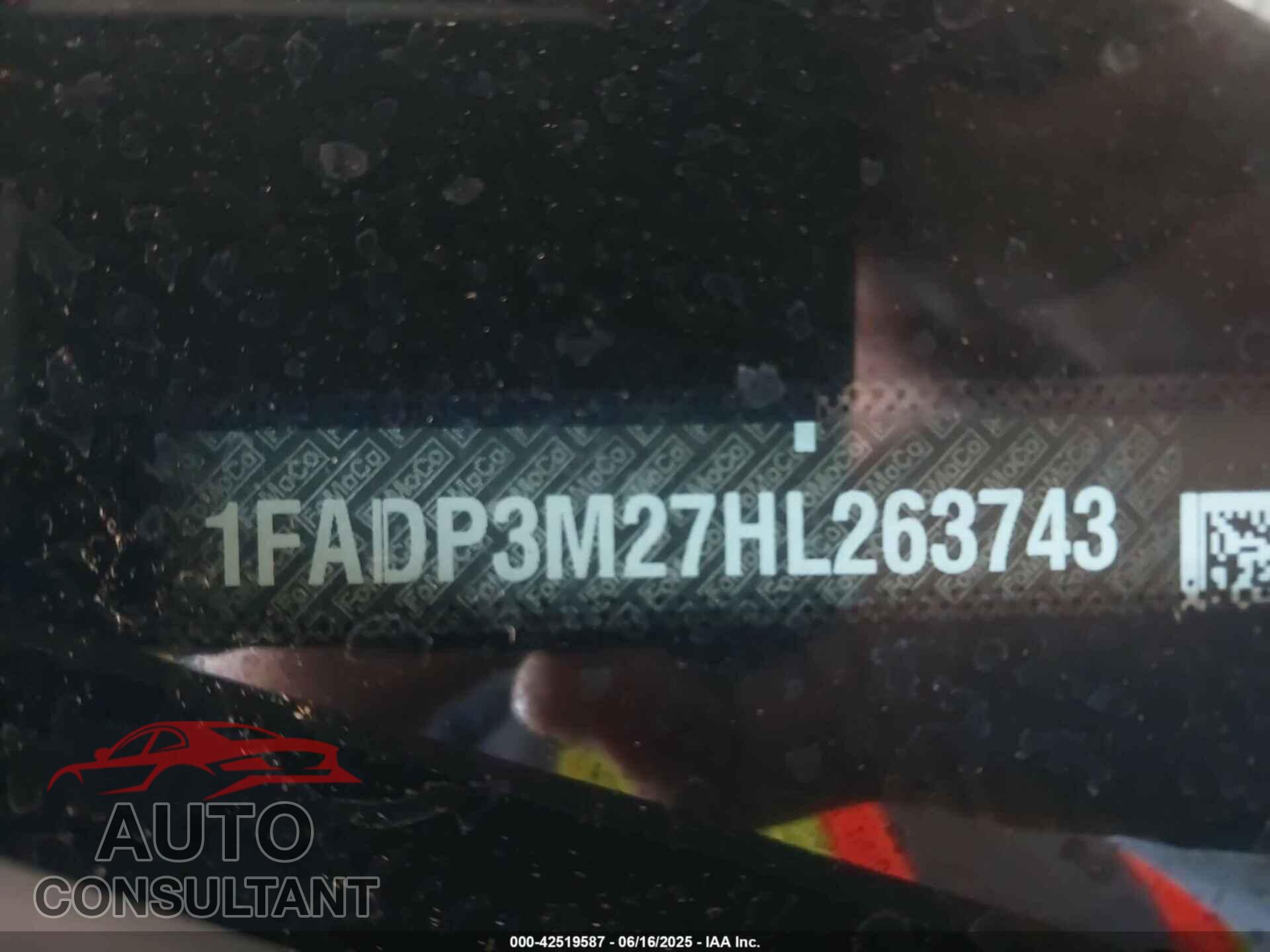 FORD FOCUS 2017 - 1FADP3M27HL263743