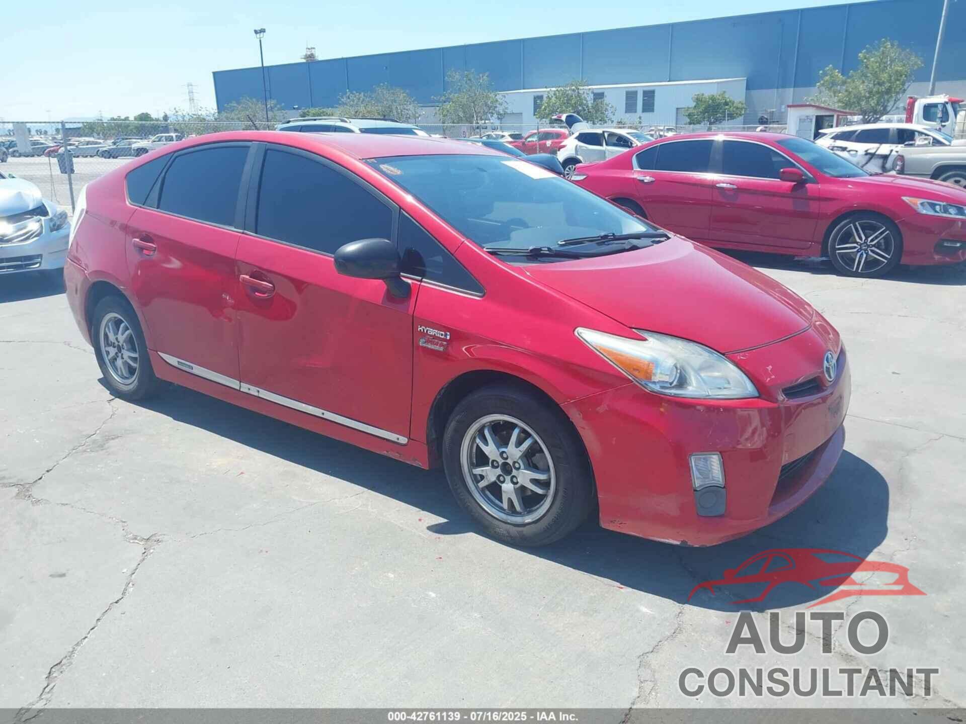 TOYOTA PRIUS 2011 - JTDKN3DU3B1367254