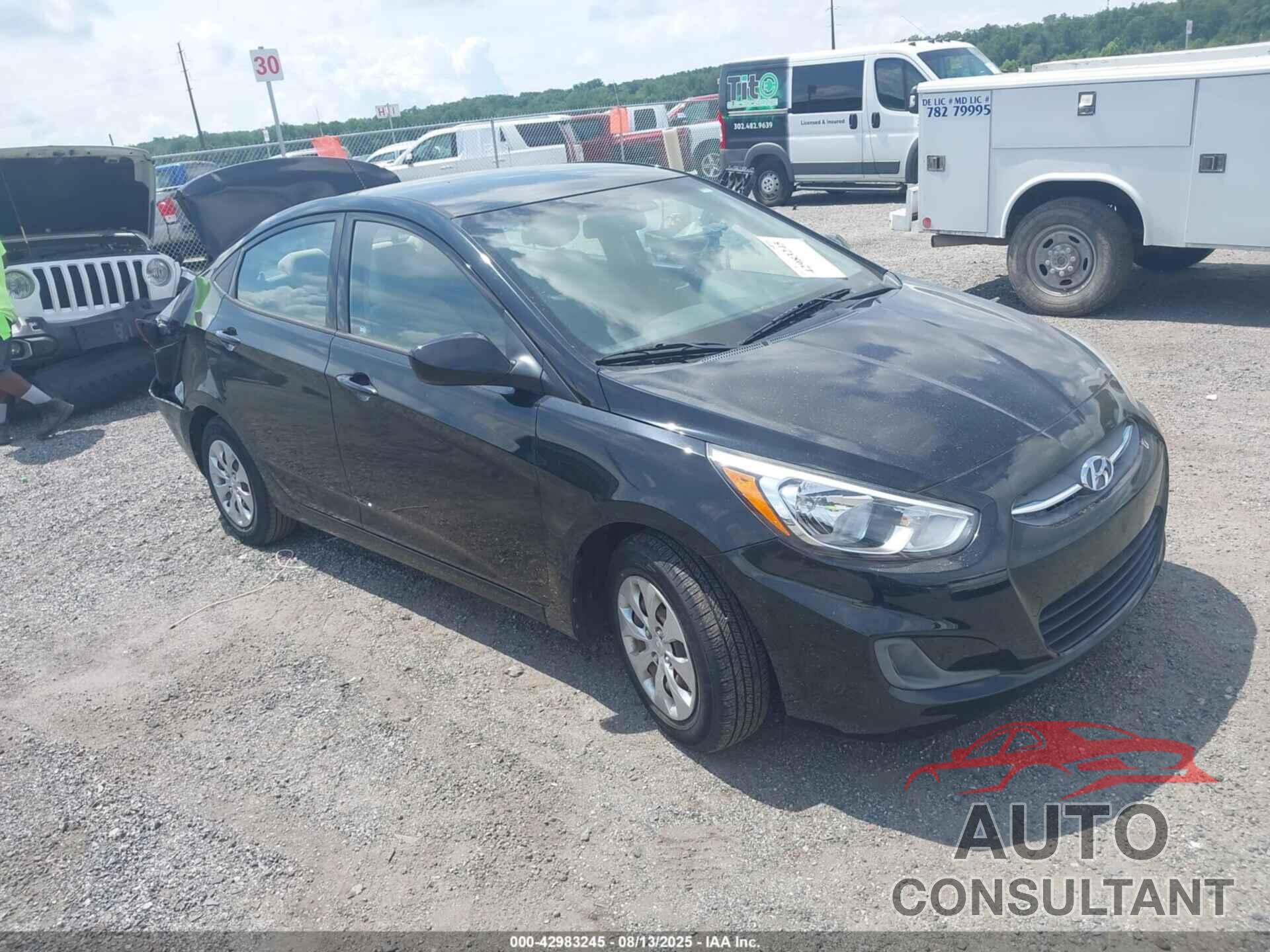 HYUNDAI ACCENT 2016 - KMHCT4AE3GU164749