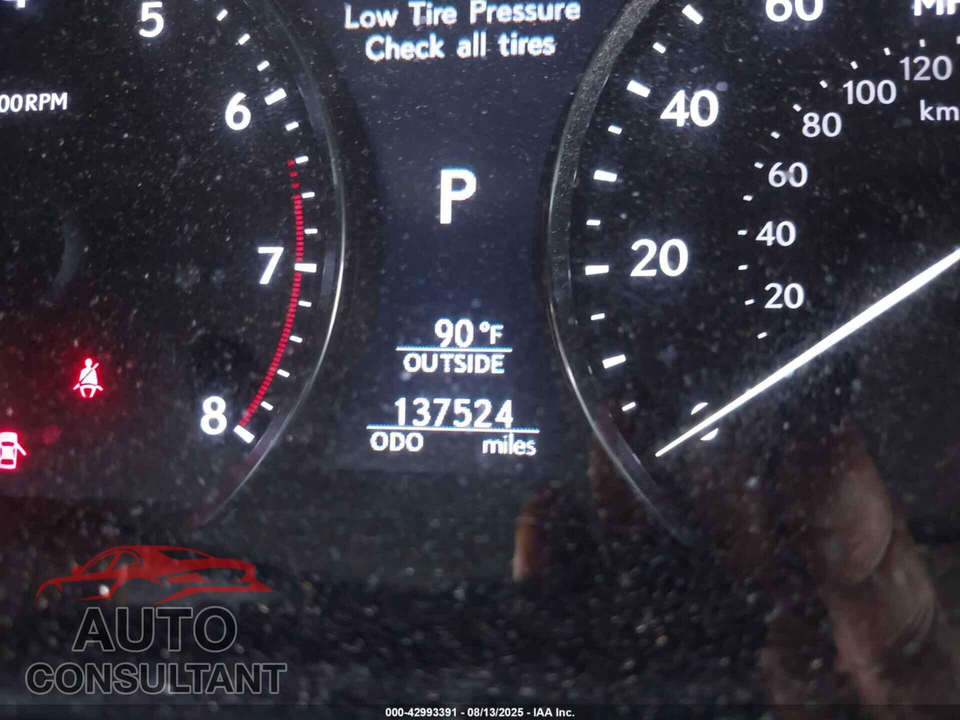 LEXUS LS 460 2013 - JTHBL5EF7D5123831
