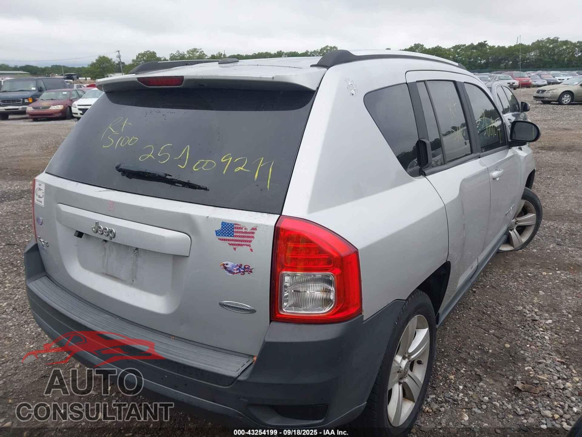 JEEP COMPASS 2011 - 1J4NF1FB6BD223801