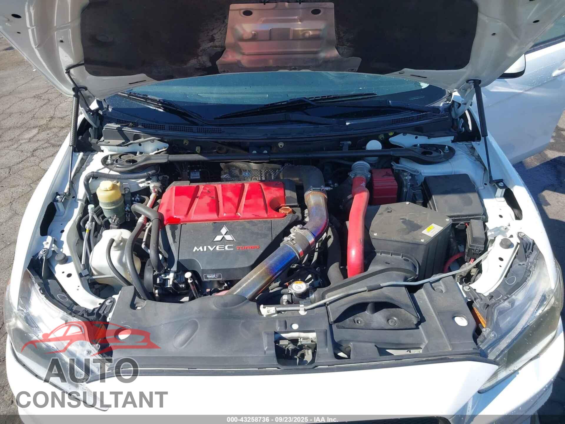 MITSUBISHI LANCER EVOLUTION 2011 - JA32W8FV3BU046554
