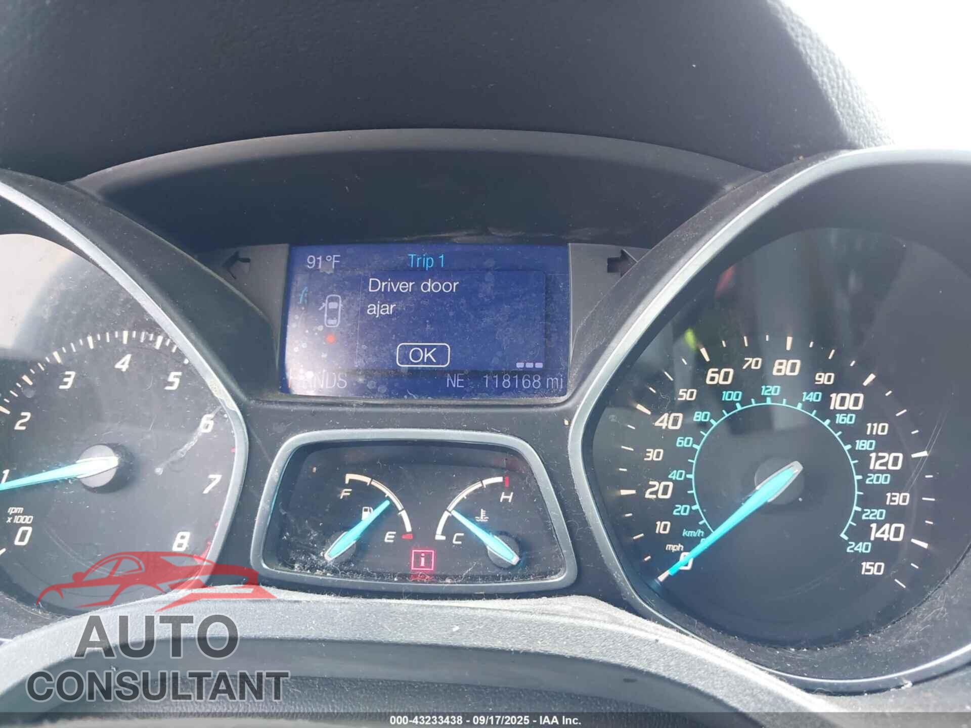 FORD ESCAPE 2013 - 1FMCU0F75DUB20649